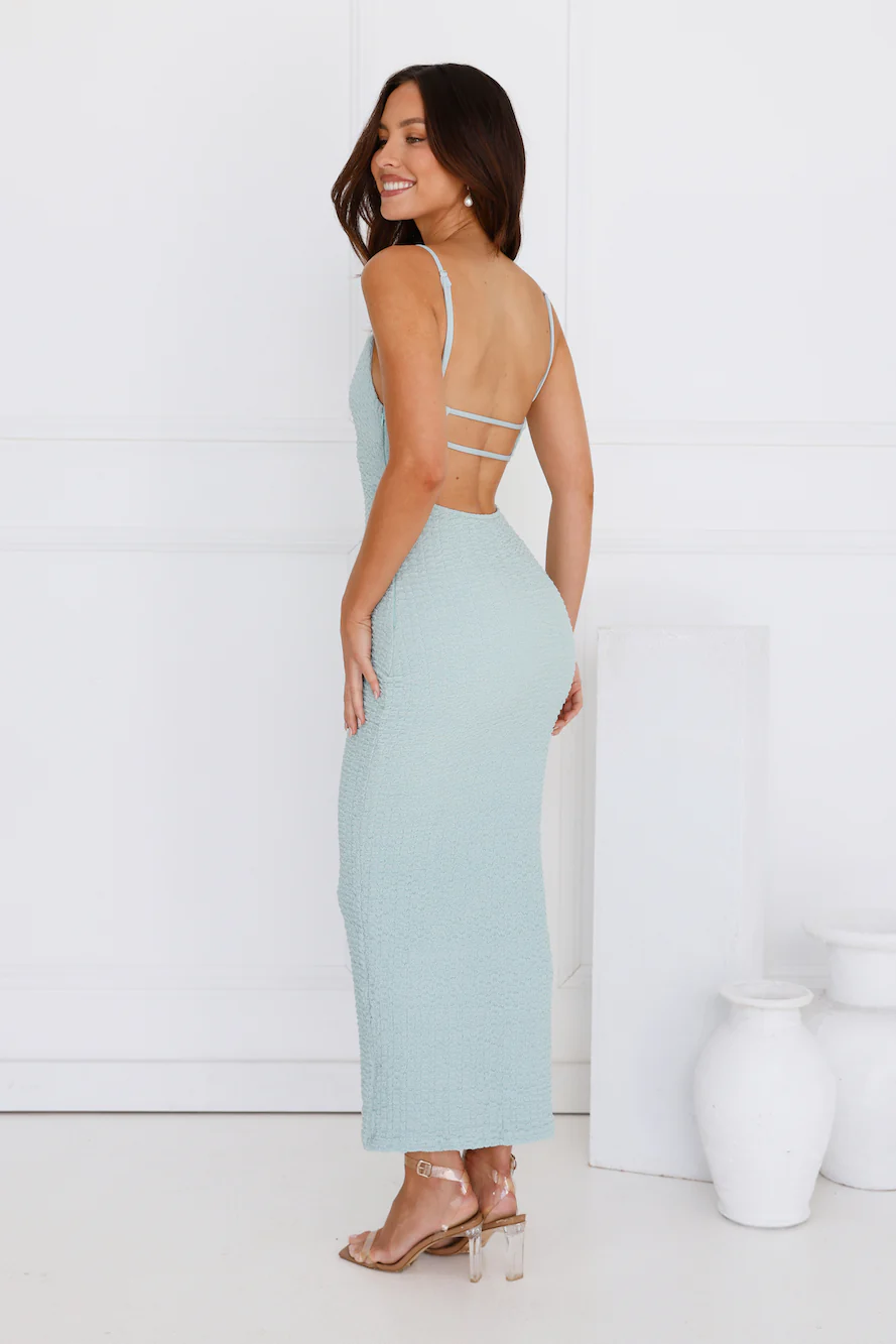 Posh Play Maxi Dress Sage
