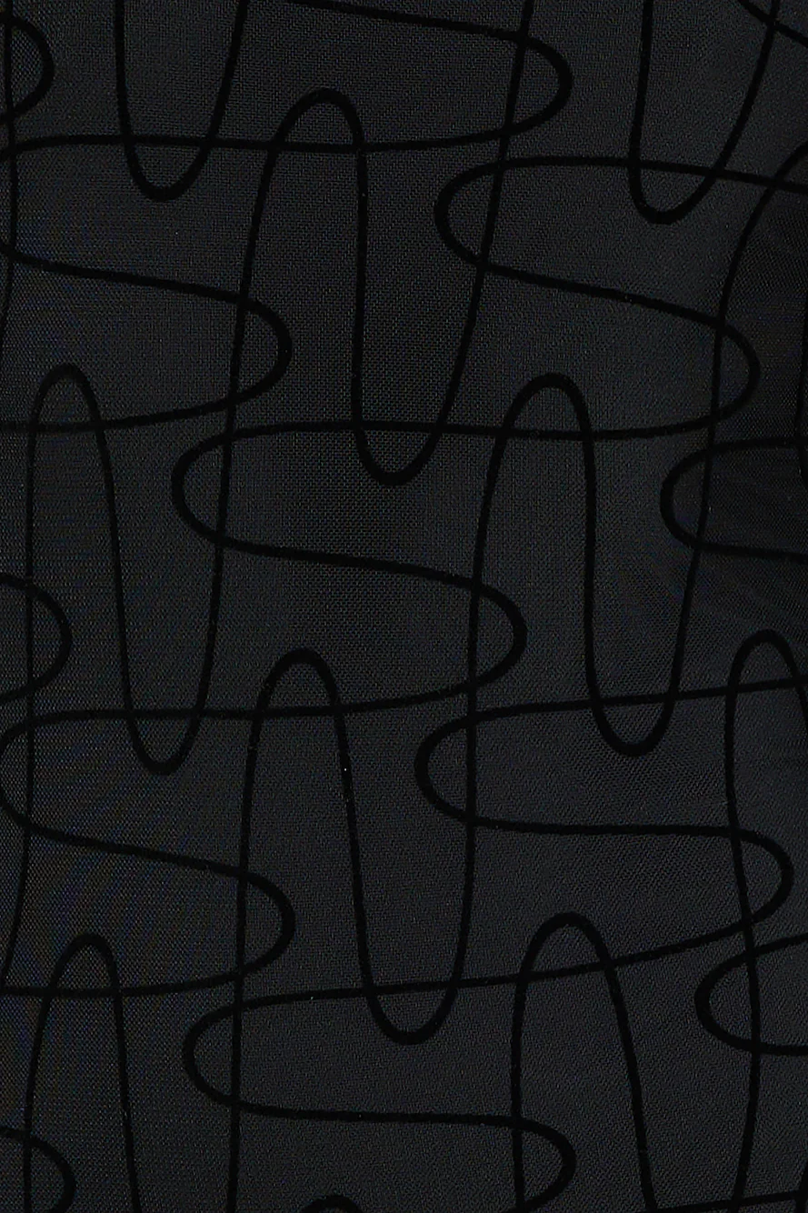 Clubbing Vibe Mesh Mini Dress Black