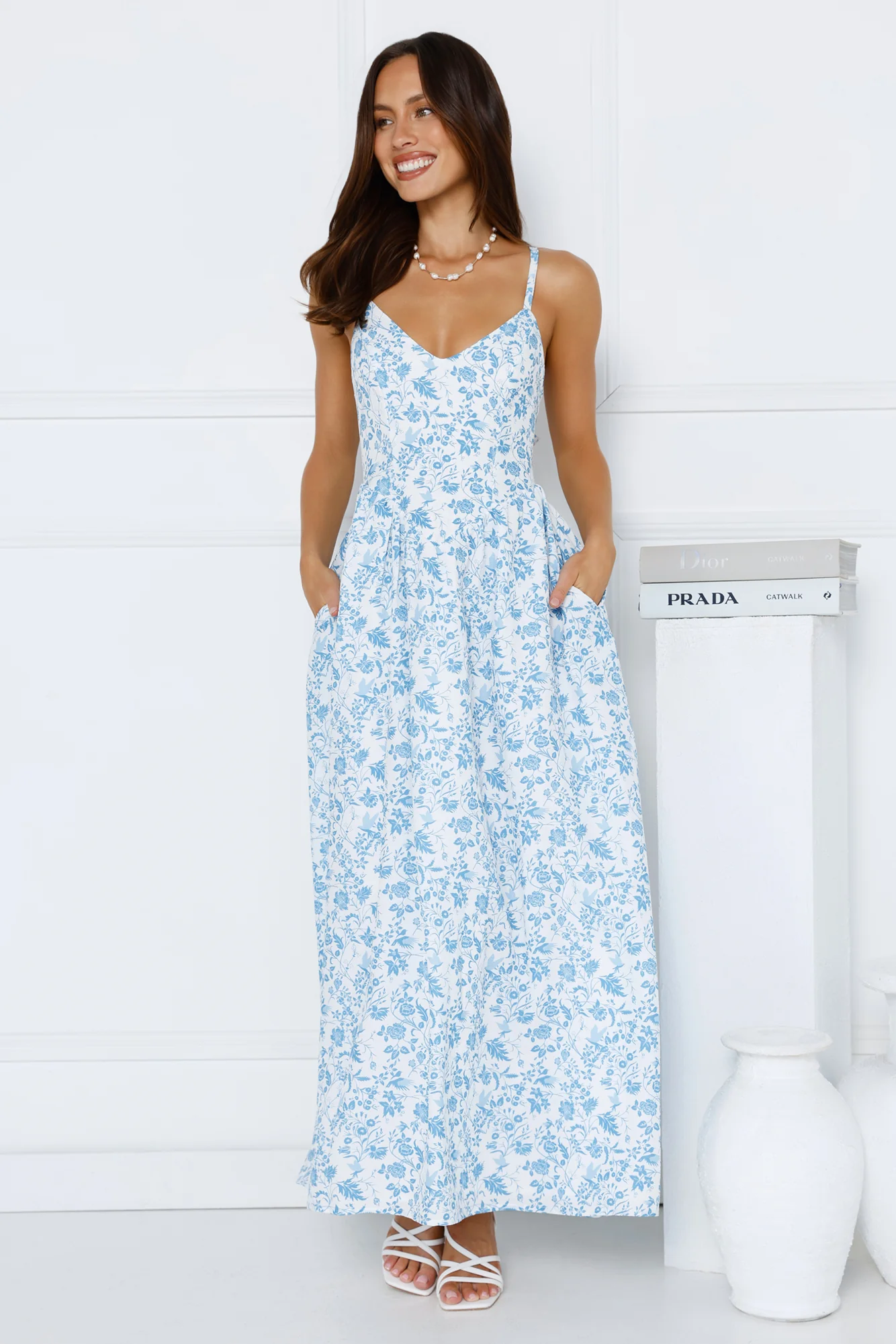 Waking Sun Maxi Dress Blue