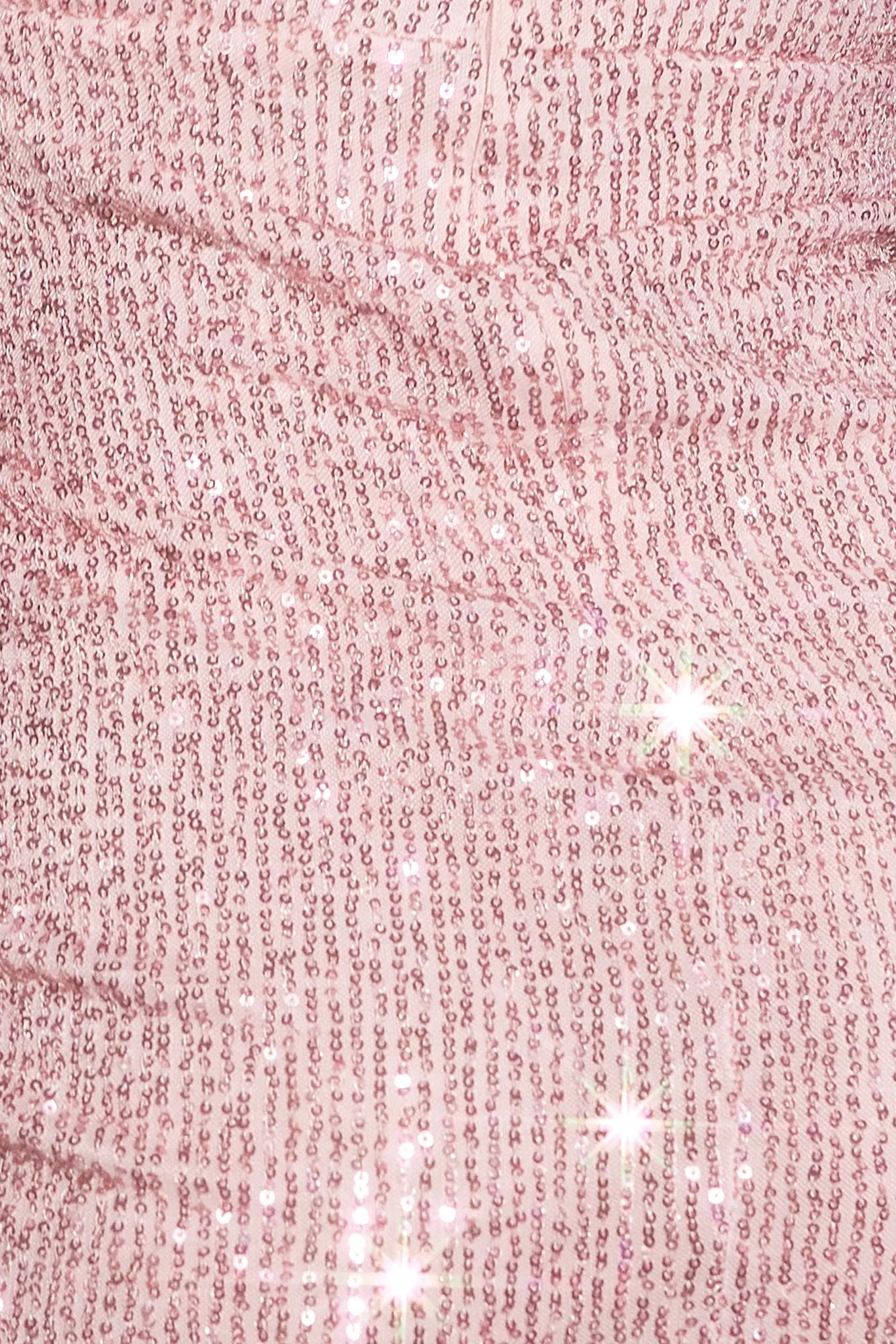 HELLO MOLLY Zoe Sequin Mini Dress Light Pink