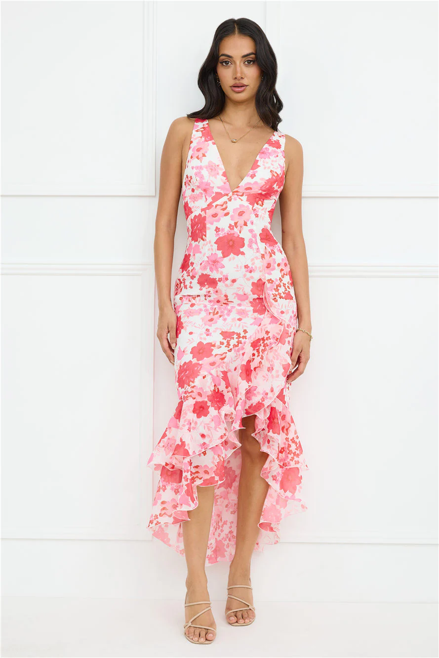 Wild in Wonder Maxi Dress Pink