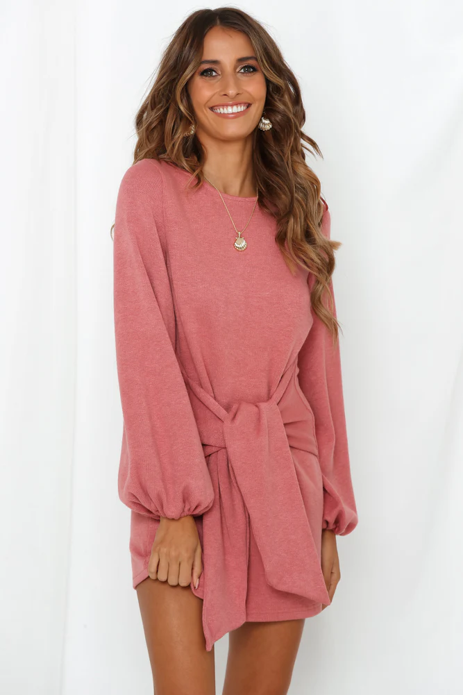 Life Out There Dress Rose