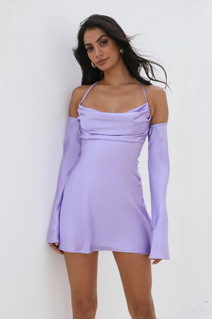 RUNAWAY Ciaga Dress Lilac