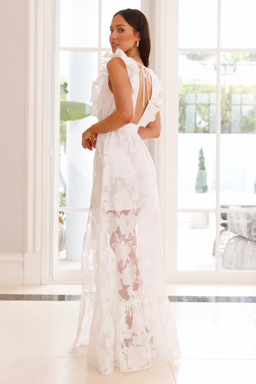 Sweeter Than Life Maxi Dress White