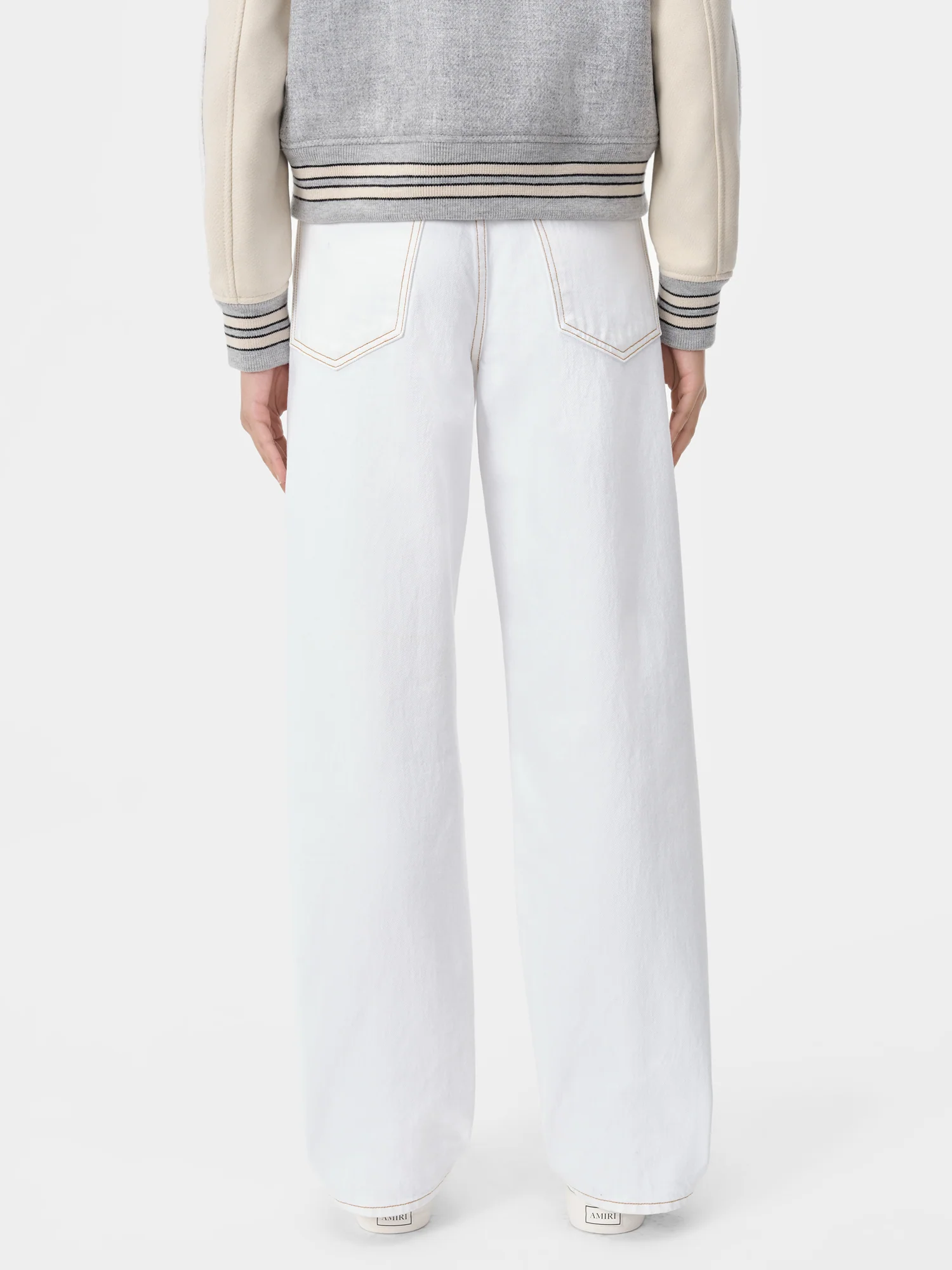 WOMEN - WOMEN'S WIDE STRAIGHT JEAN - White