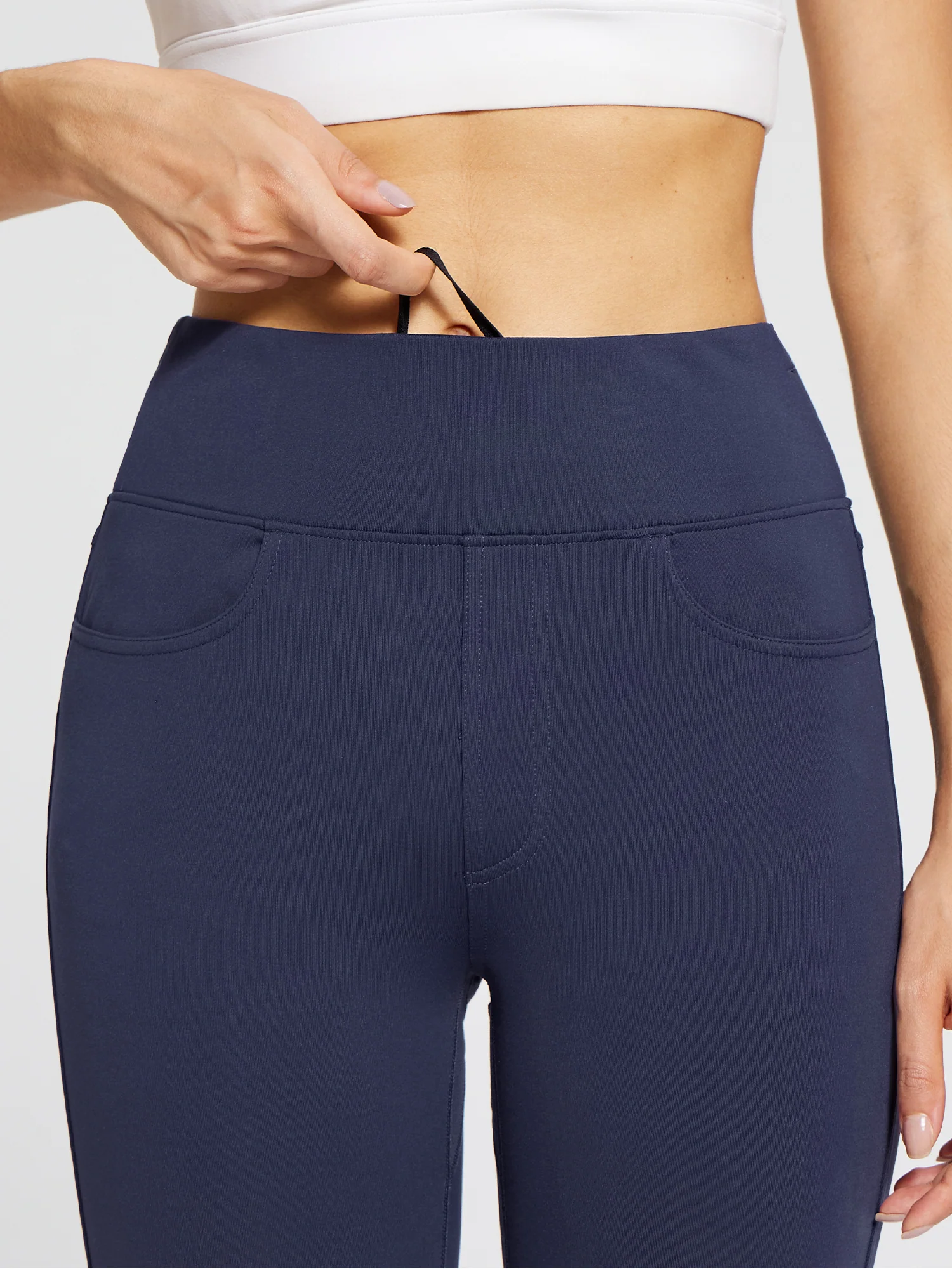 Laureate Fleece-Lined Denim Leggings