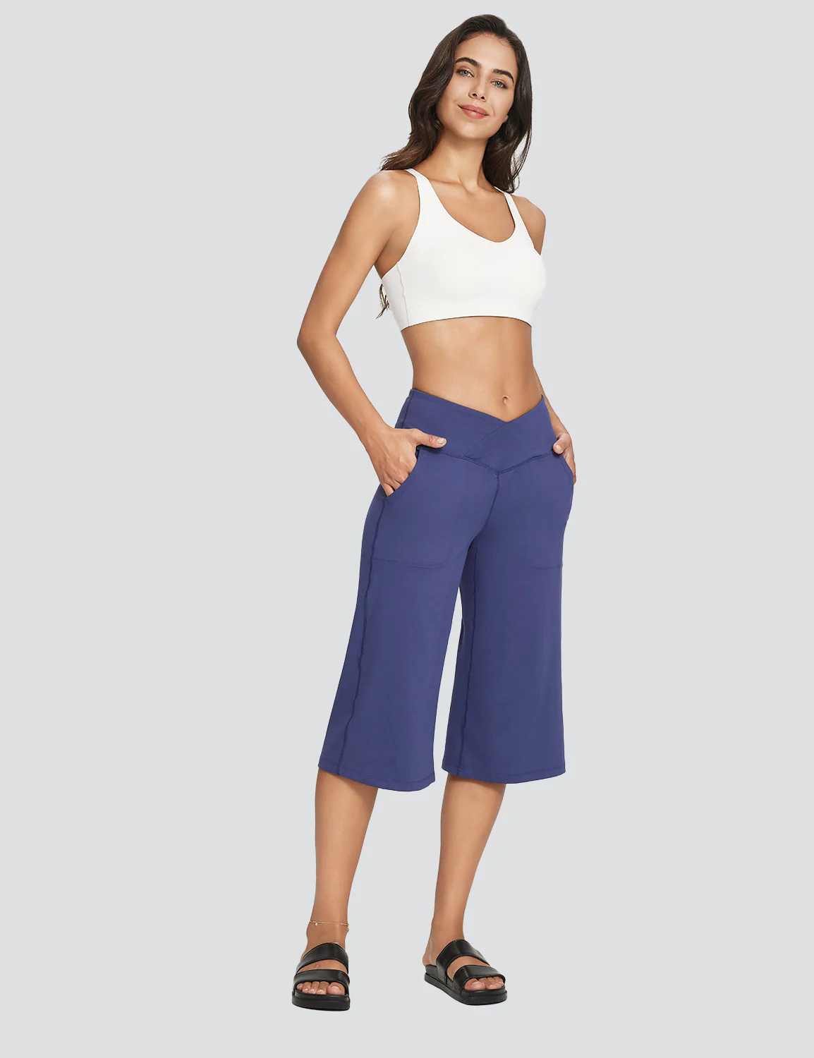 Laureate Crossover High Rise Wide-leg Pants