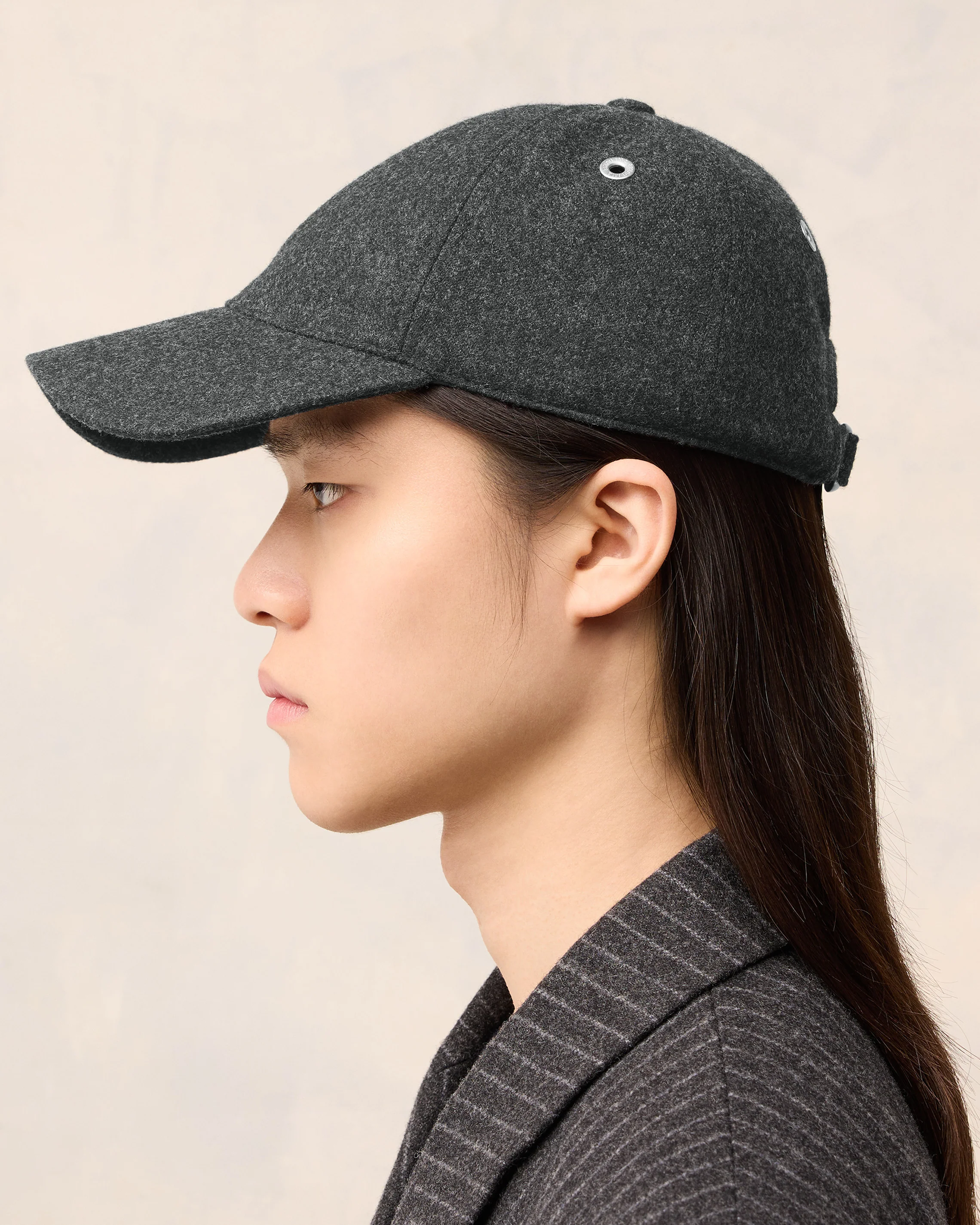 Ami Alexandre Mattiussi Leather Patch Cap