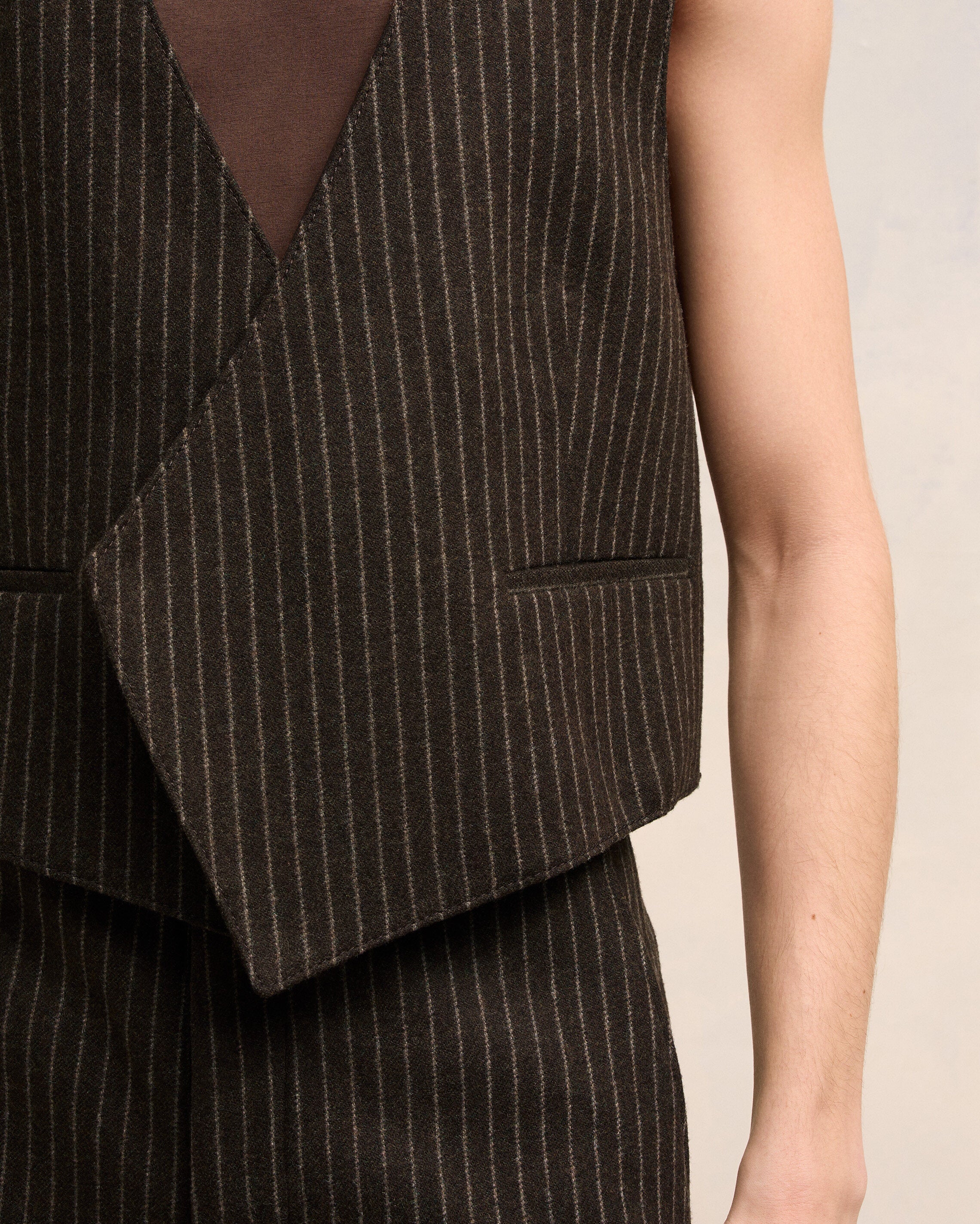 Sleeveless Military Jacket