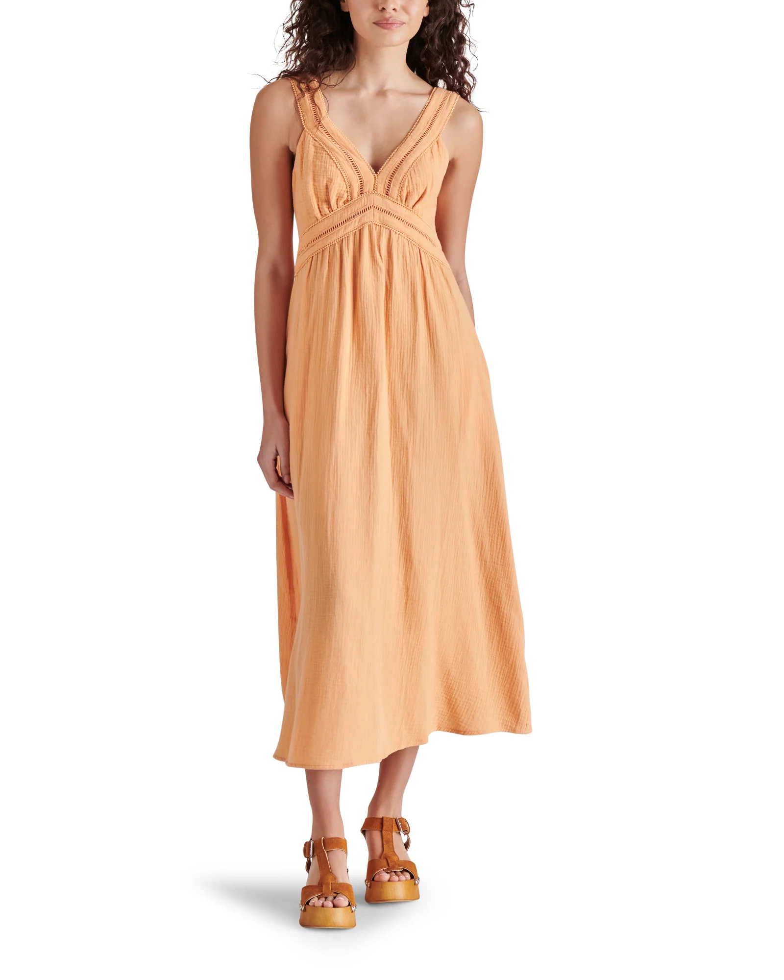 TARYN DRESS PERSIMMON