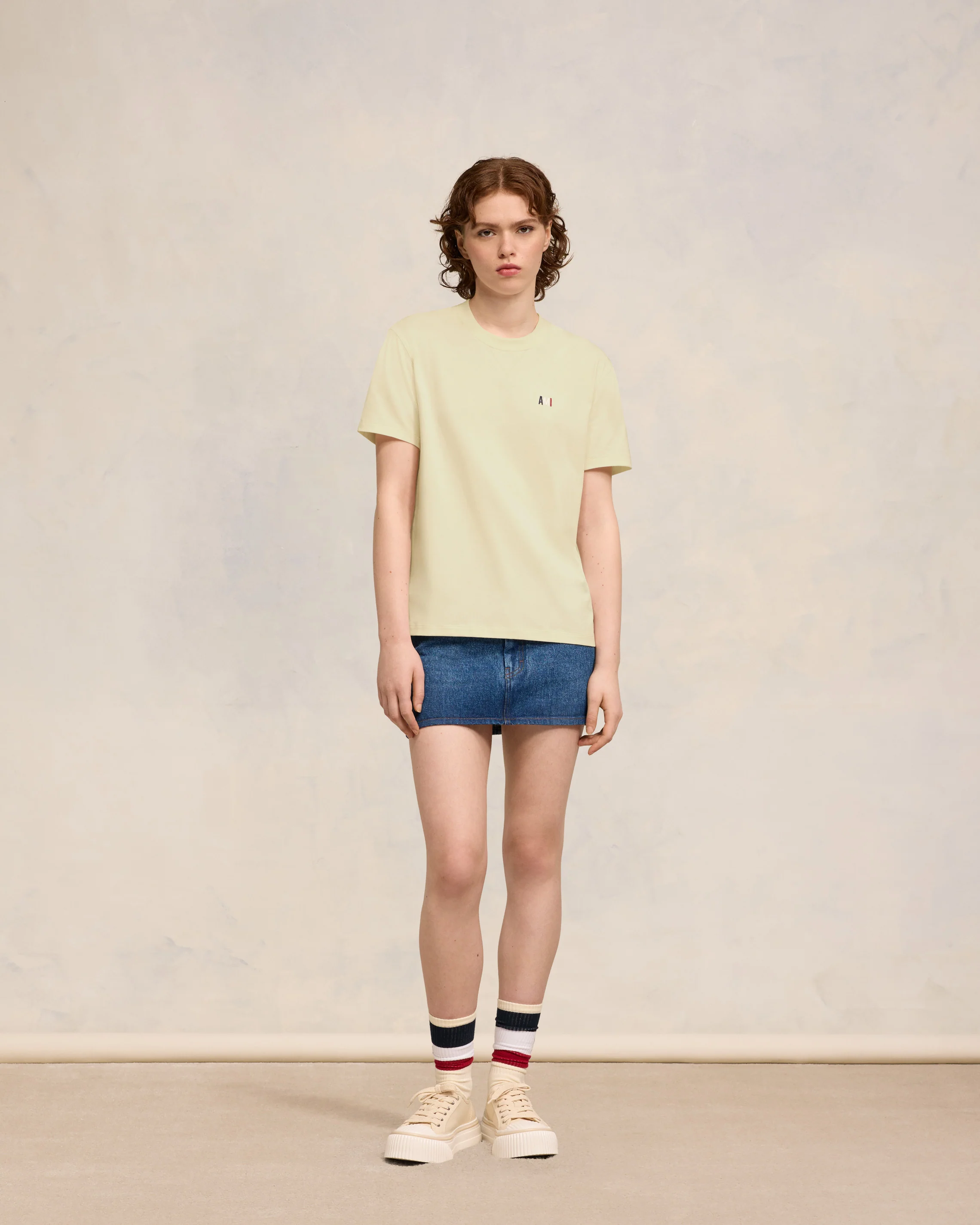 T-shirt Bleu Blanc Rouge Coupe Classique