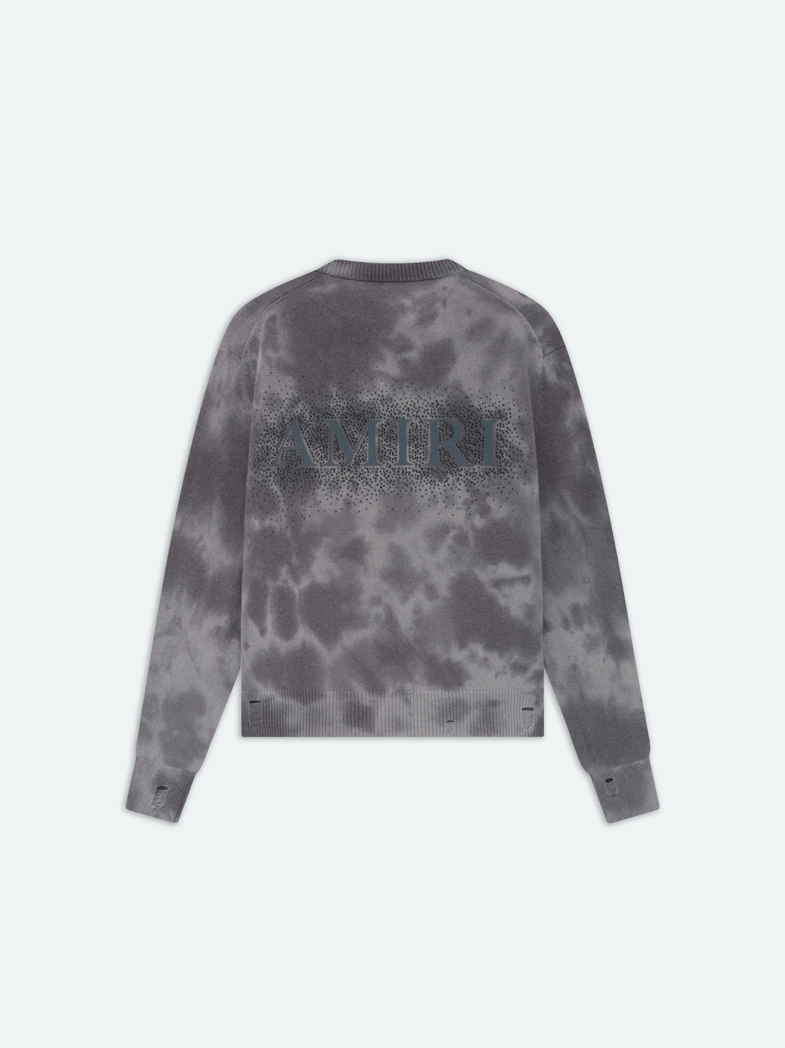 CRYSTAL CREWNECK- Faded Black
