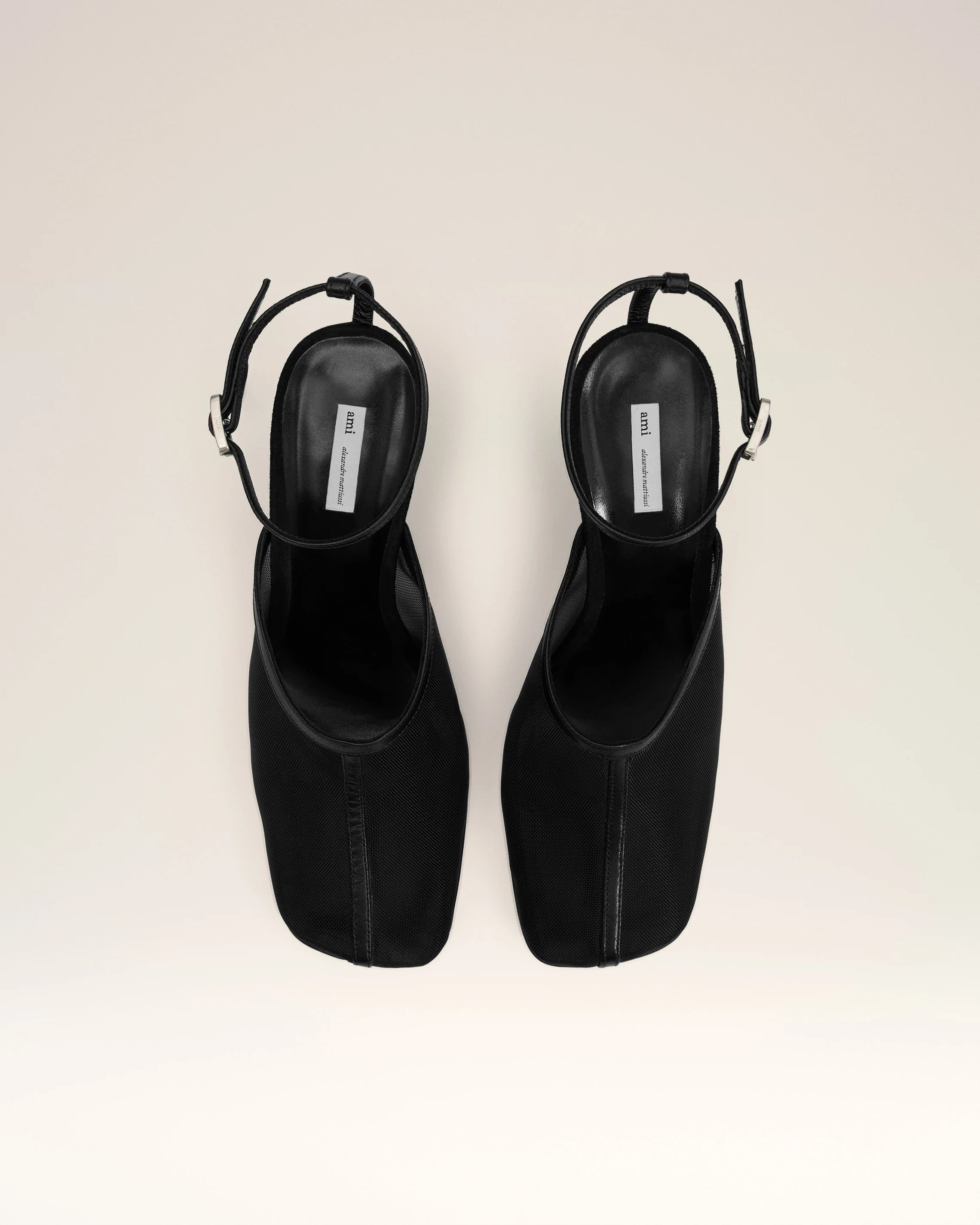 Black Wedge Mules