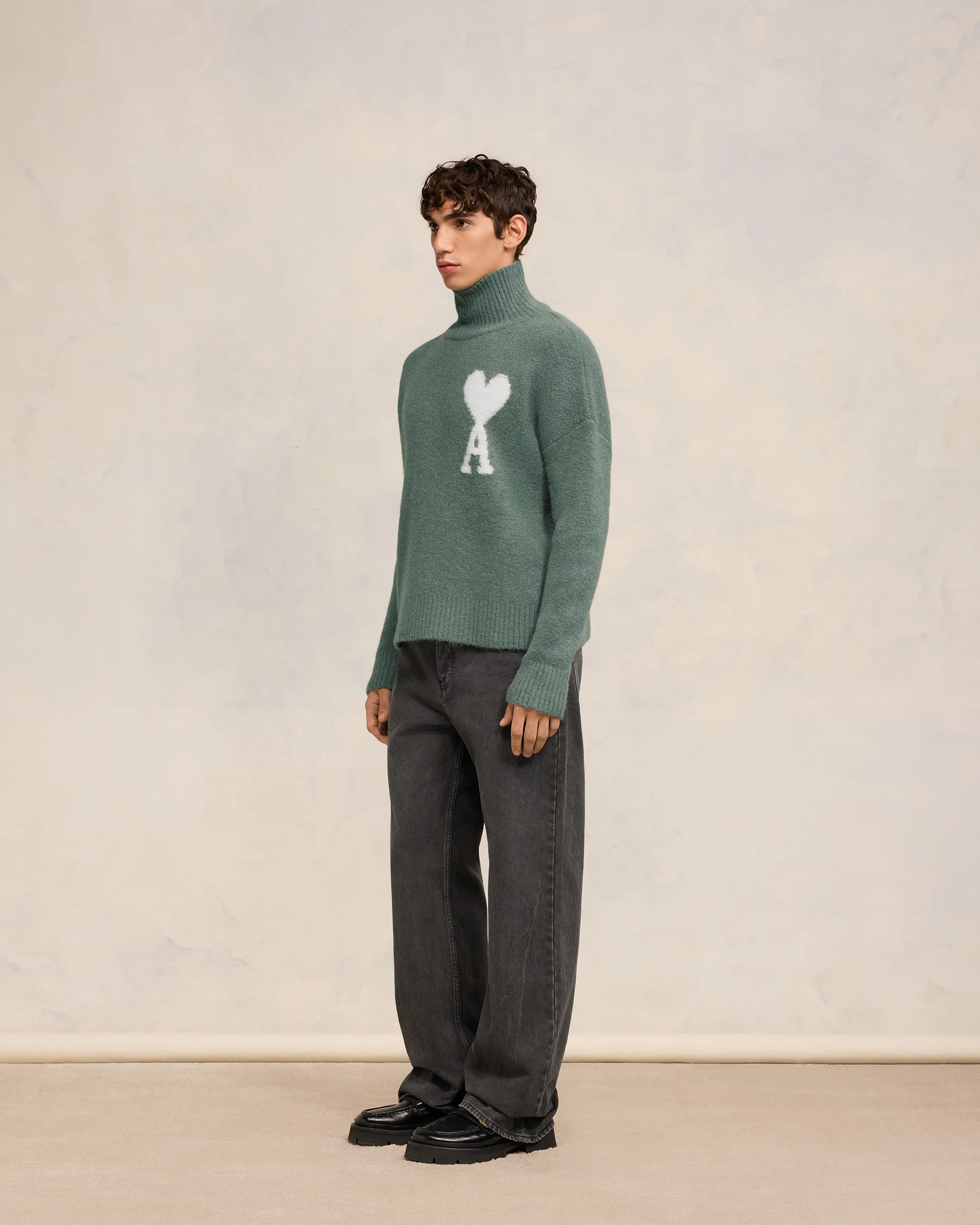 Off-White Ami de Coeur Funnel Neck Sweater