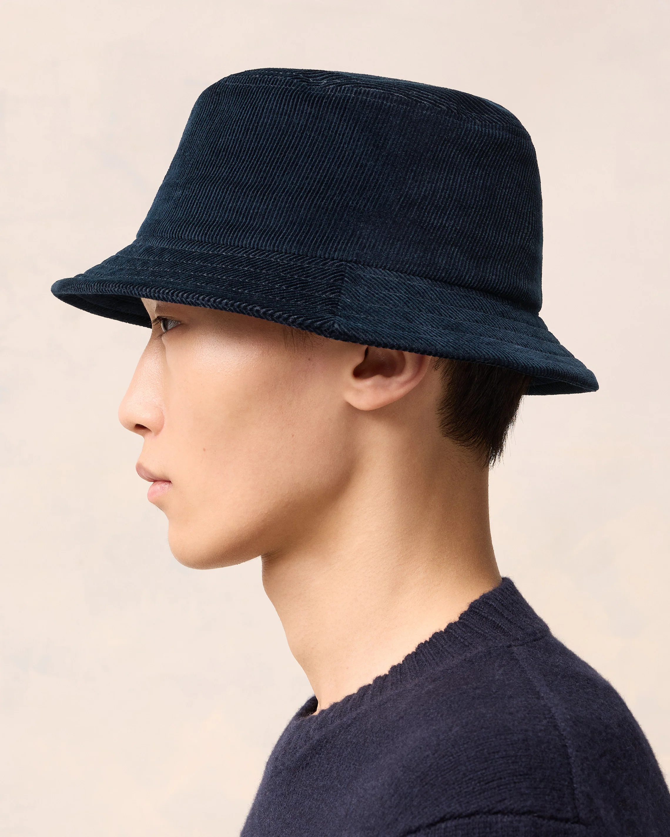 Tonal Ami de Coeur Embroidery Bucket Hat