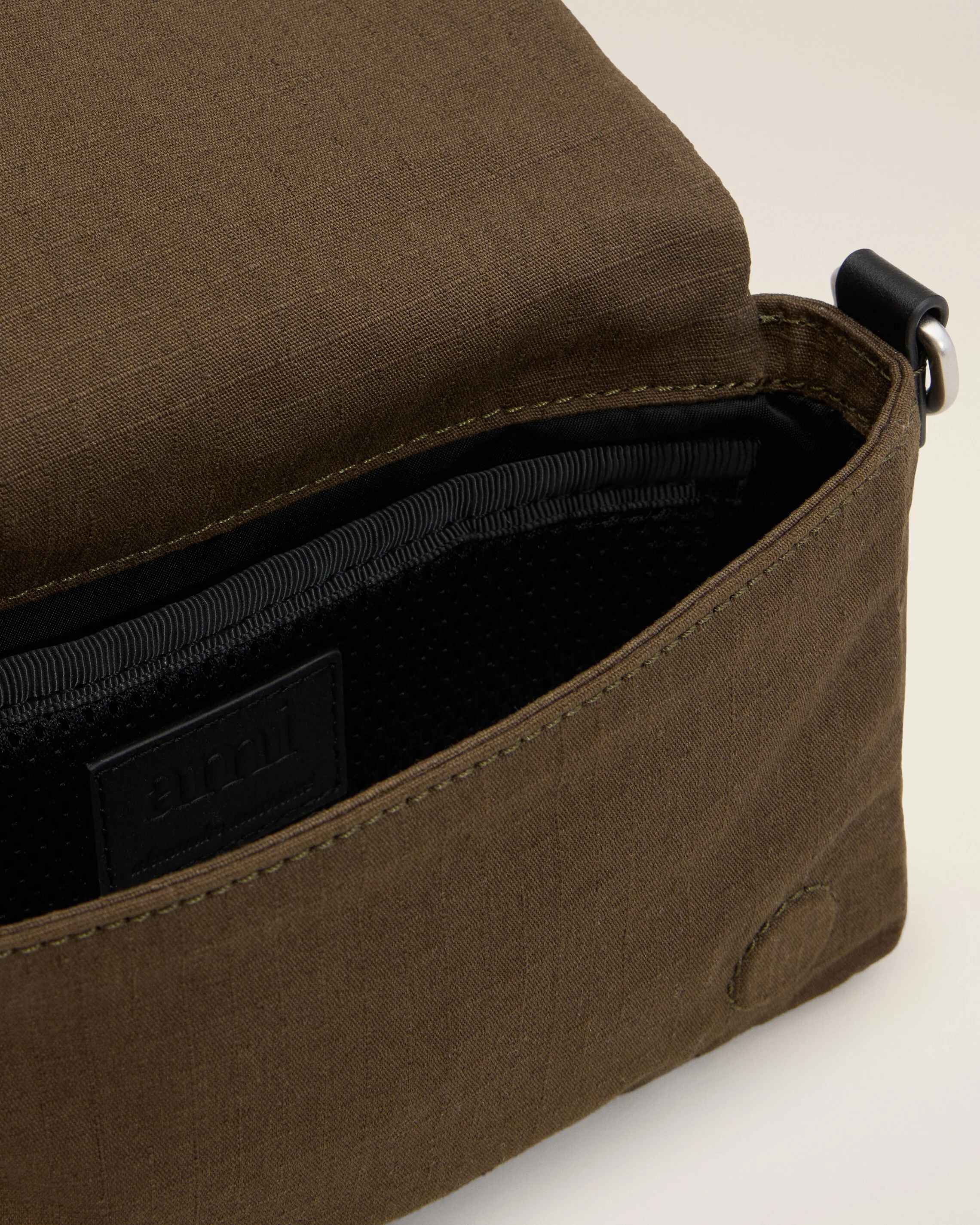 Green Canvas Ami de Coeur Lunch Box Bag