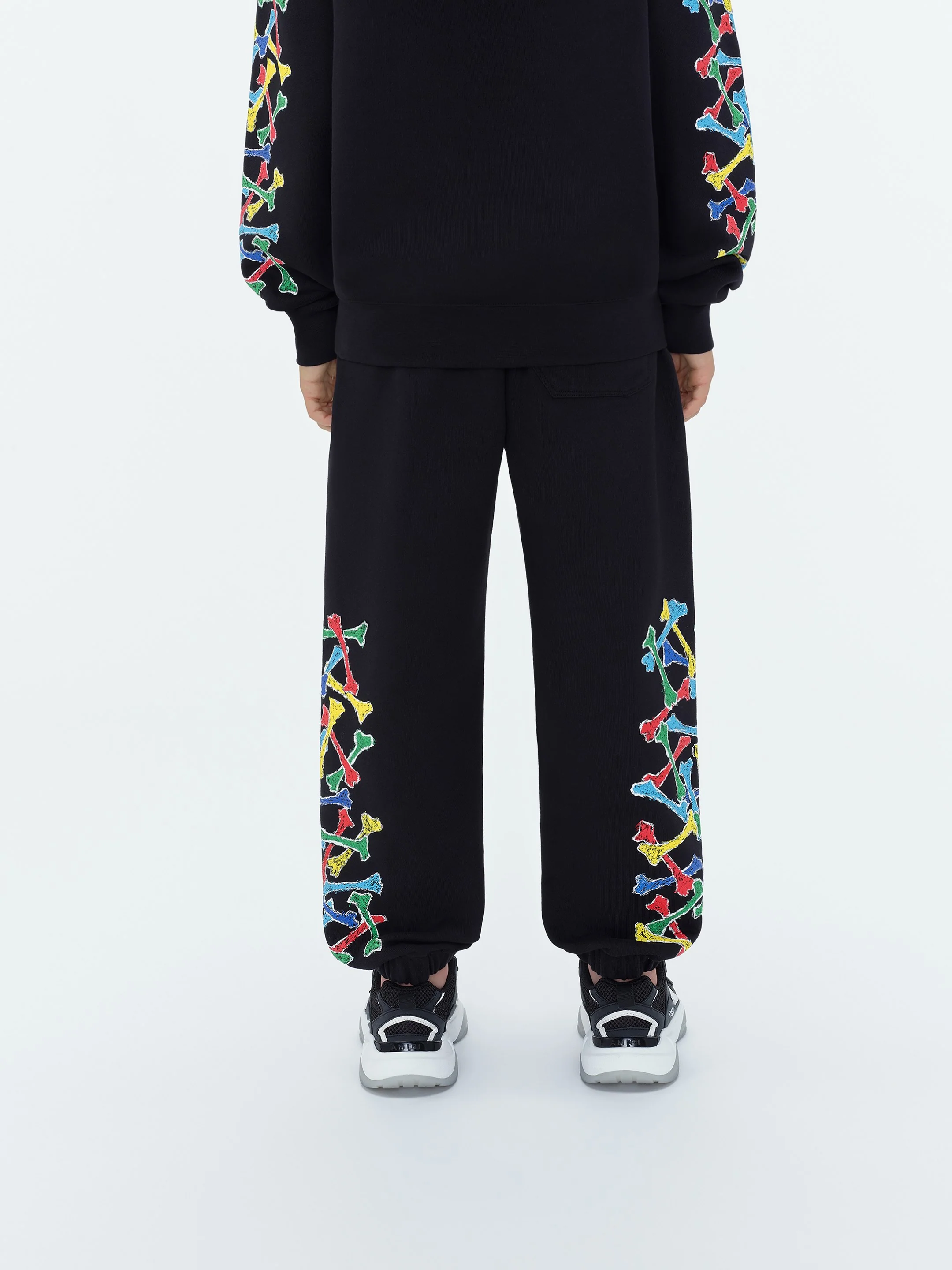 KIDS - Kids Amiri Bones Scribble Sweatpant - Black