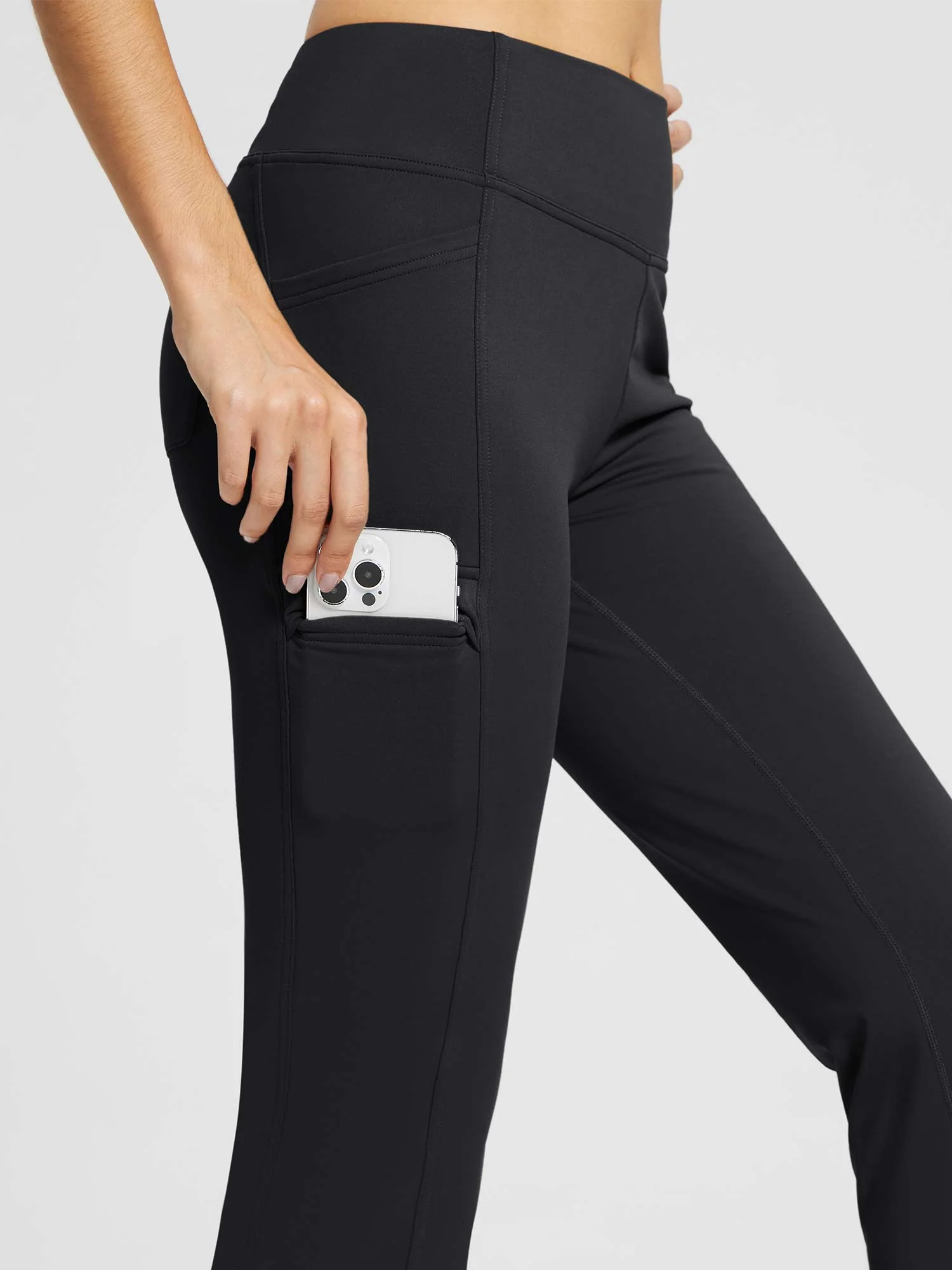 Evergreen Fleece Straight-Leg Trousers