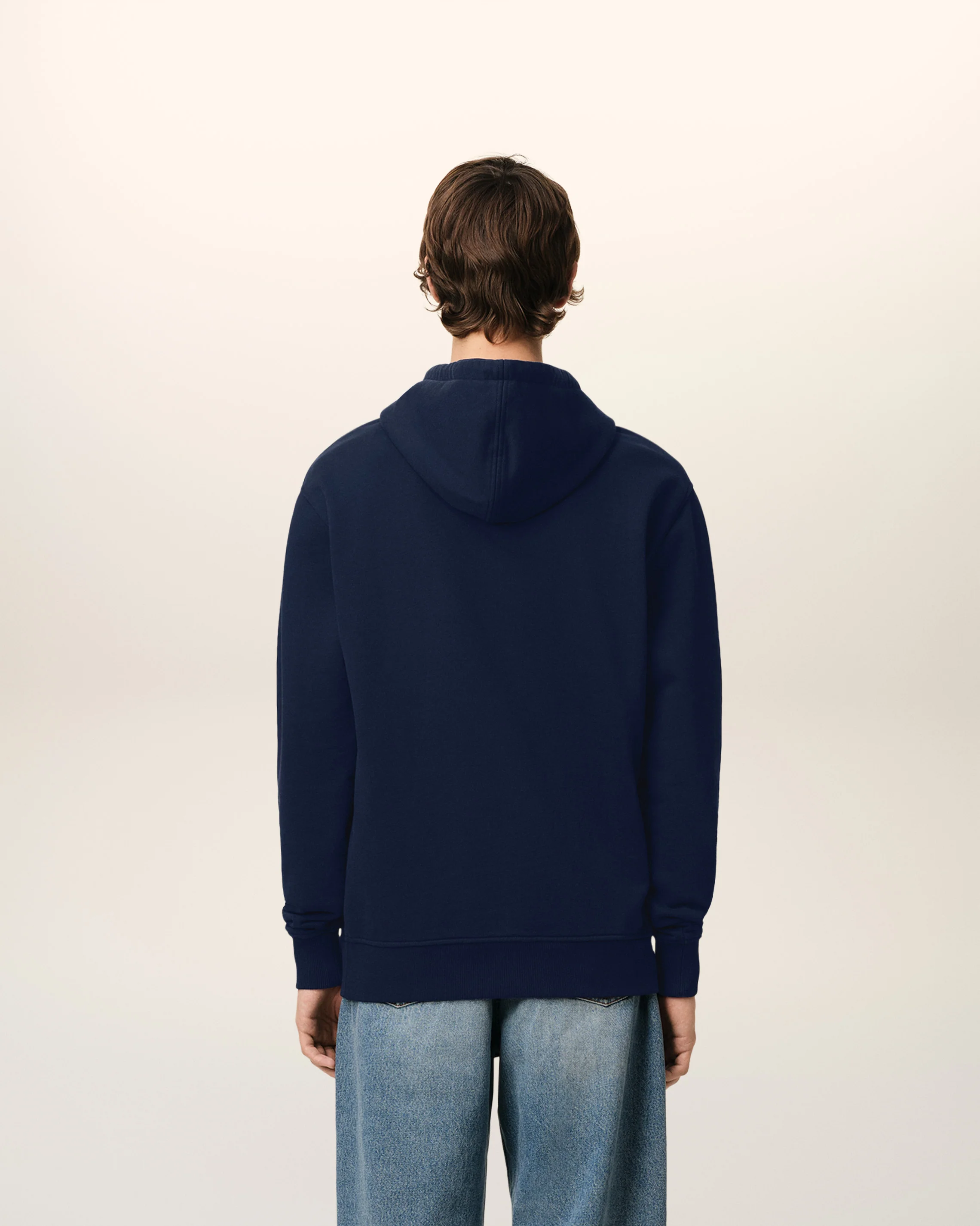 Navy Cotton Ami de Coeur Hoodie