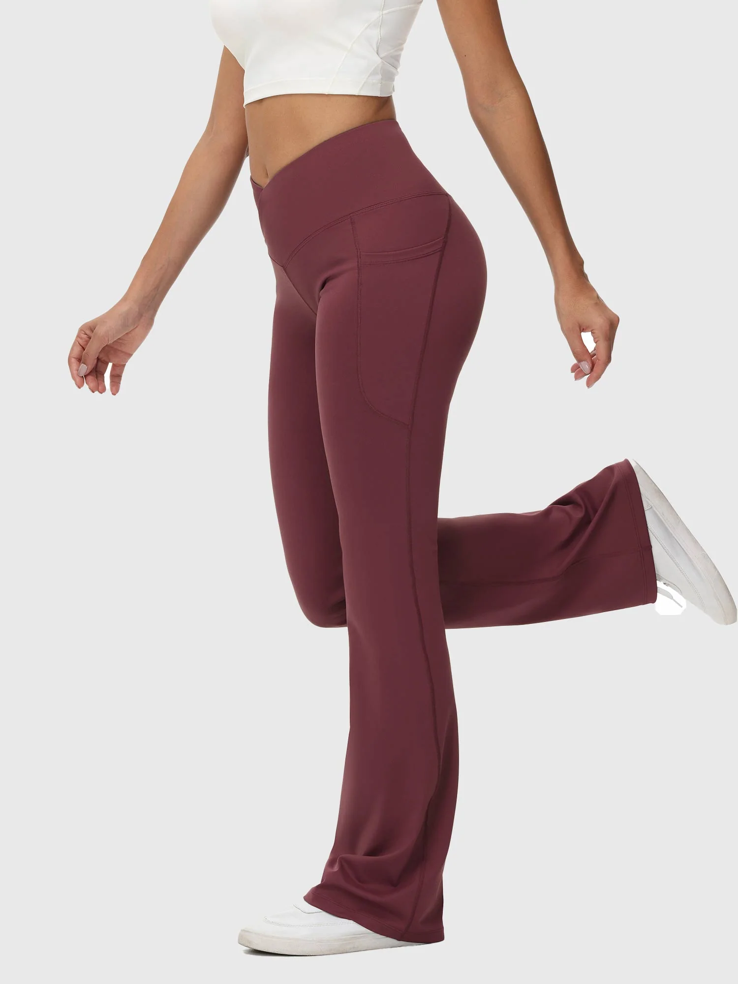 Laureate 34 Crossover High Rise Flared Pants