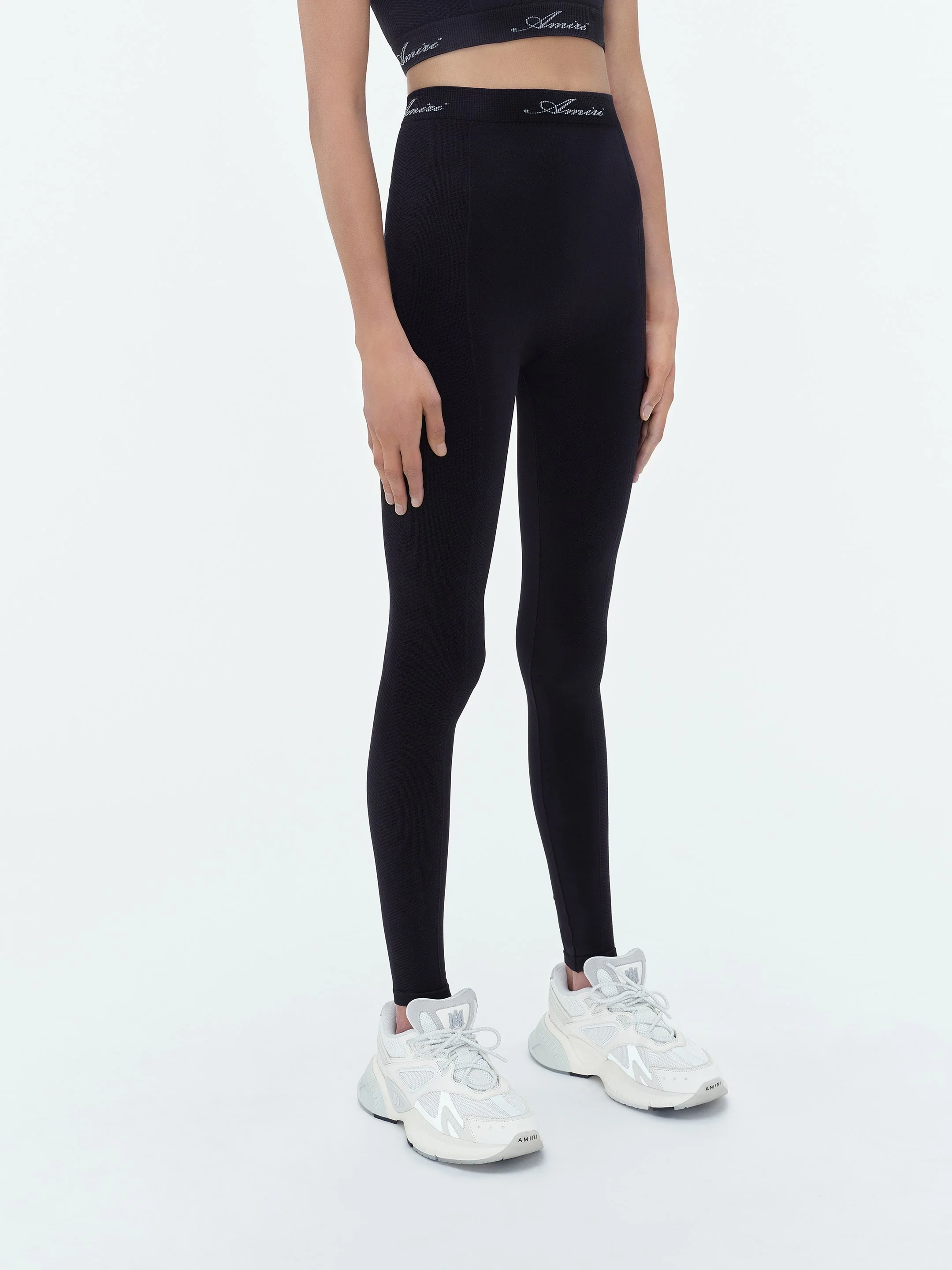 WOMEN - WOMEN'S SEAMLESS LEGGINGS - Black