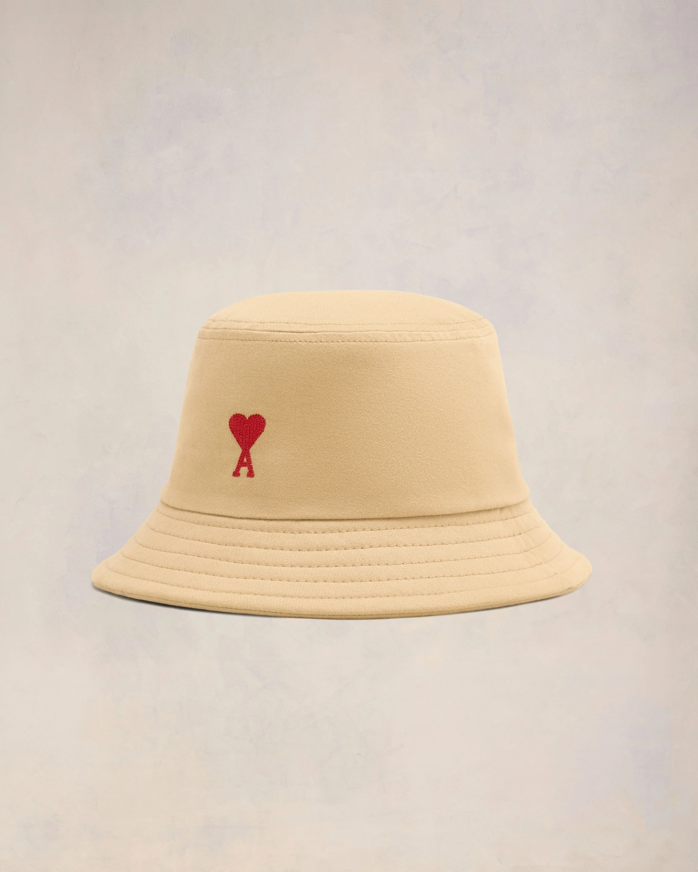 Red Ami de Coeur Embroidery Bucket Hat