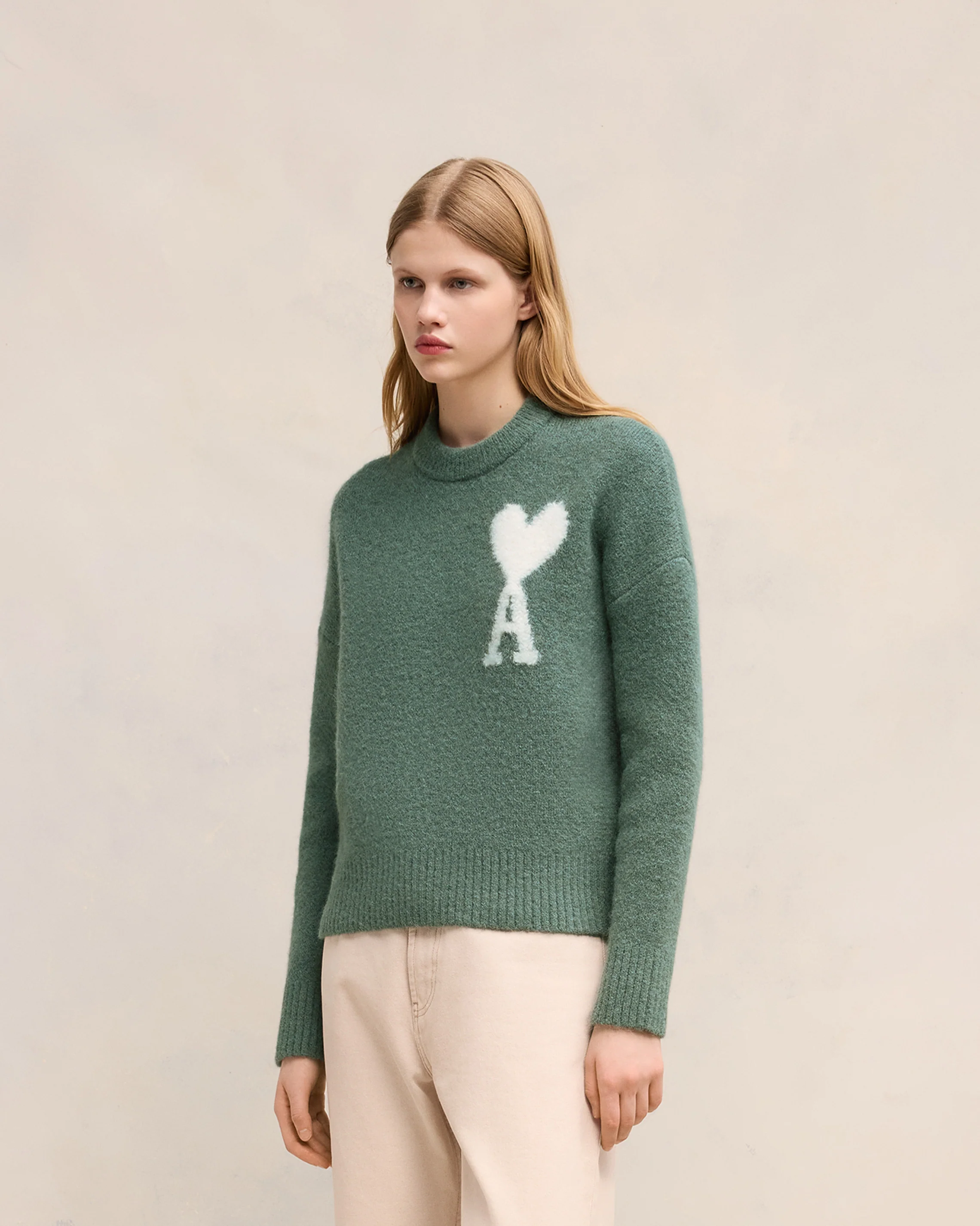 Off-White Ami de Coeur Crew Neck Sweater