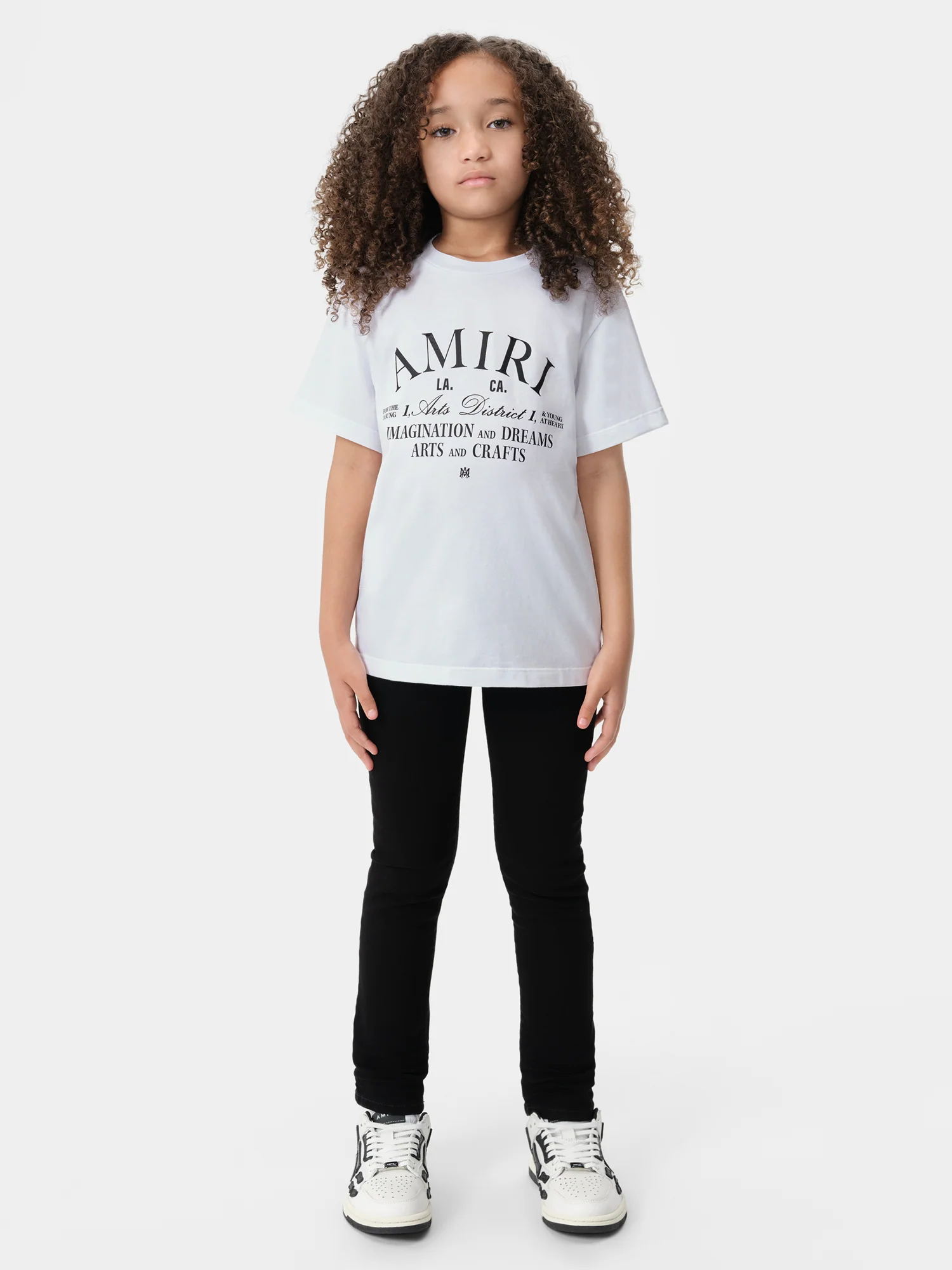 KIDS - KIDS' AMIRI ARTS DISTRICT TEE - White