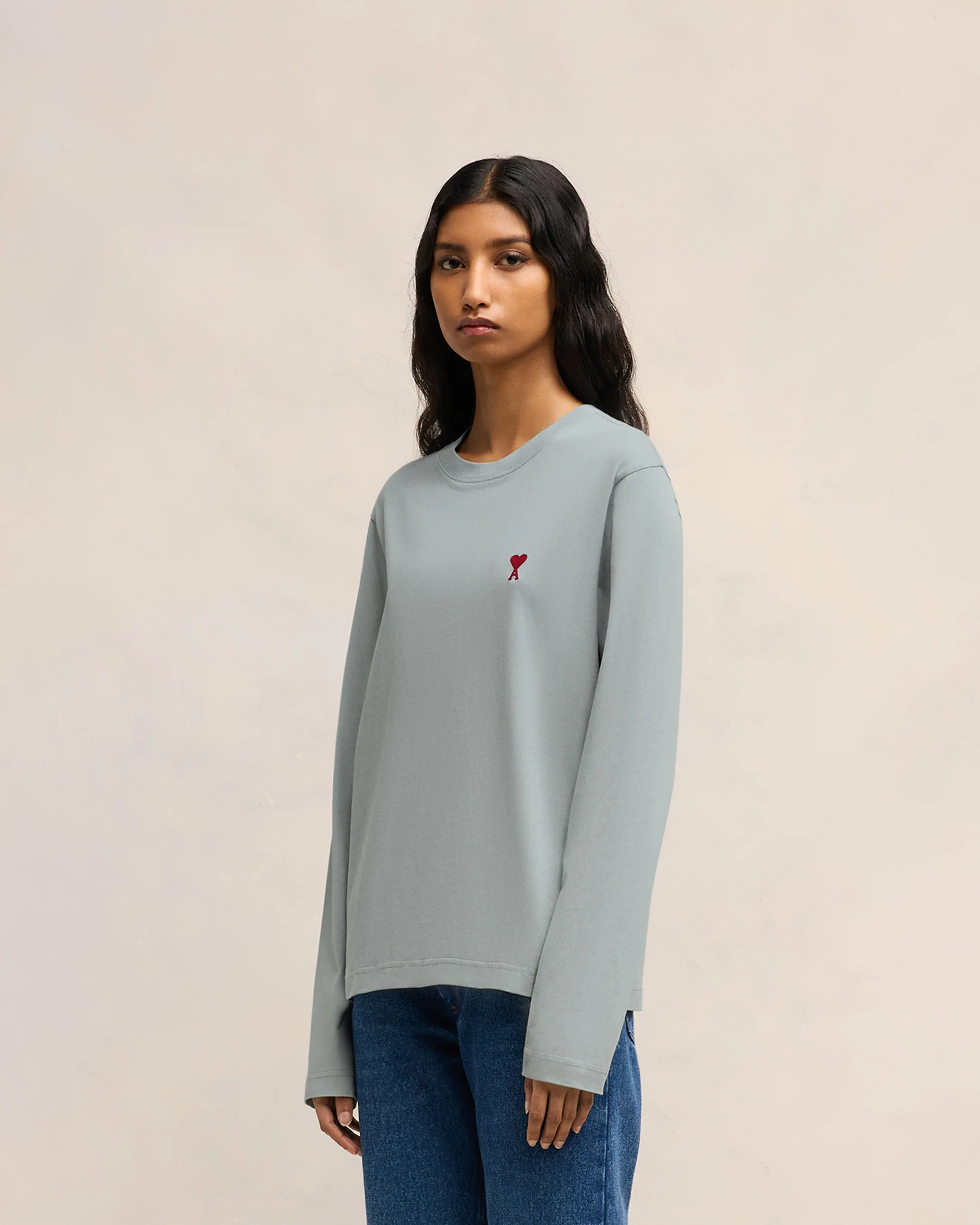 Red Ami de Coeur Longlseeves T-shirt