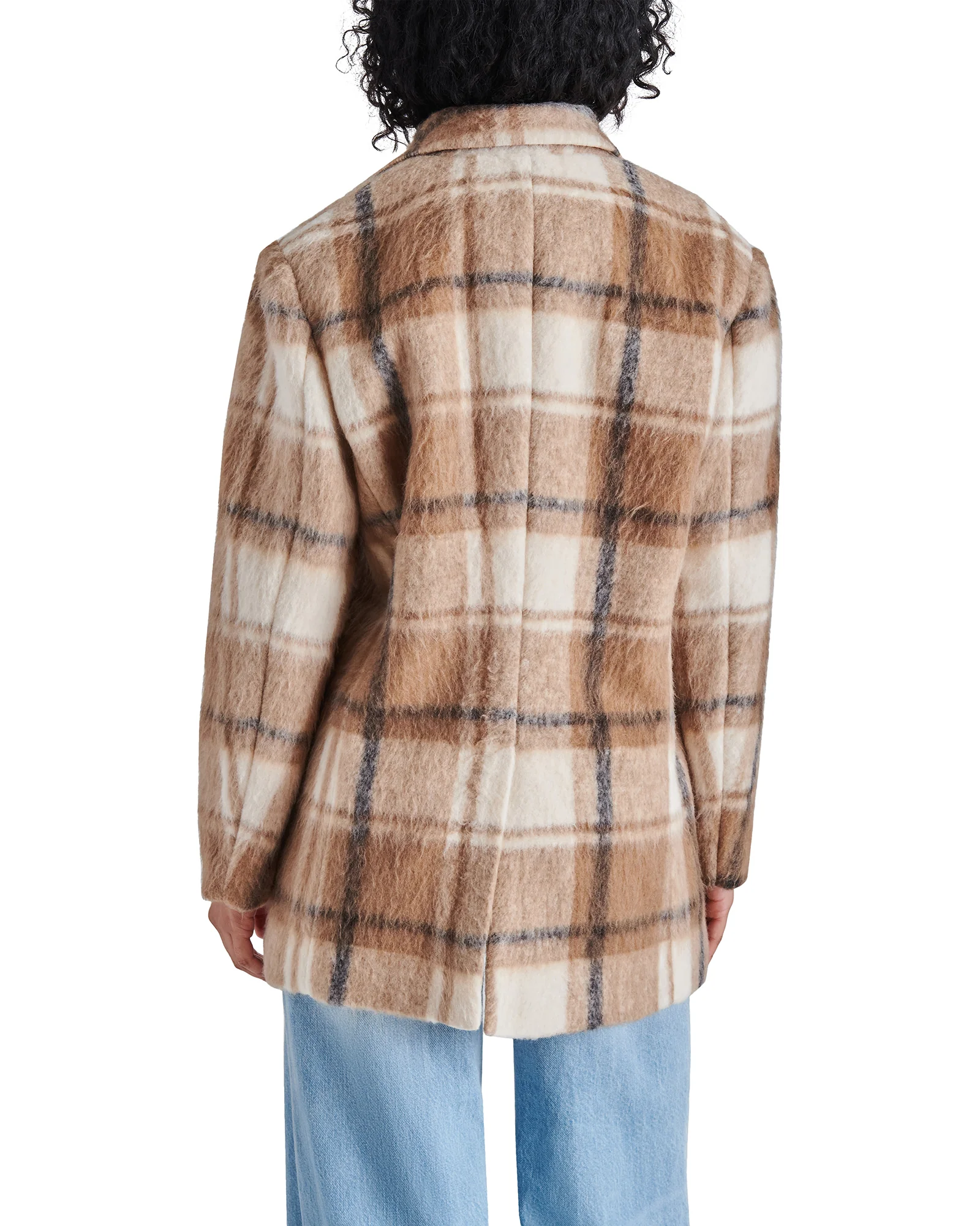 NAN BLAZER COAT TAN MULTI