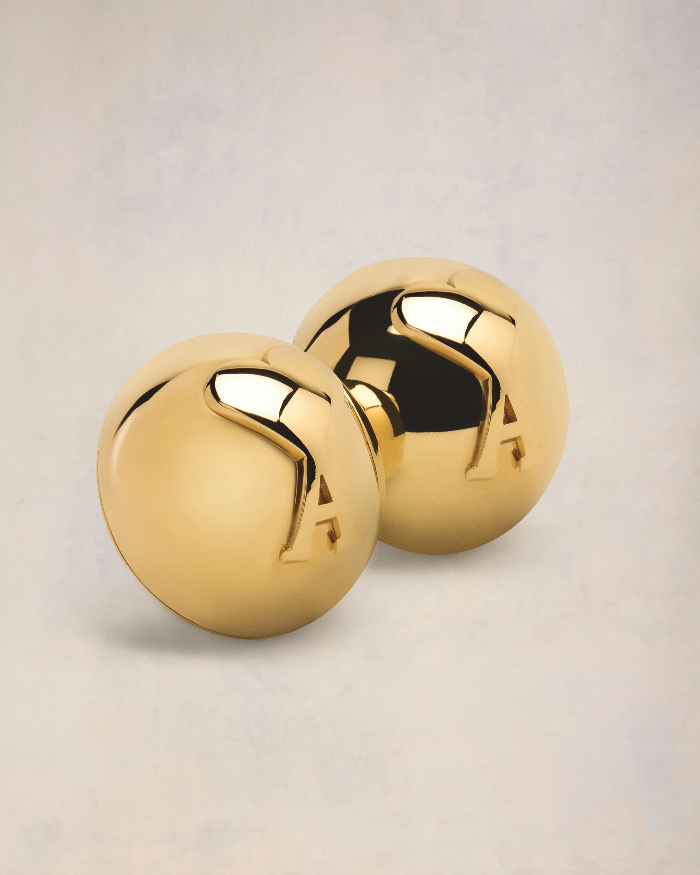 Domed Ami de Coeur Earrings