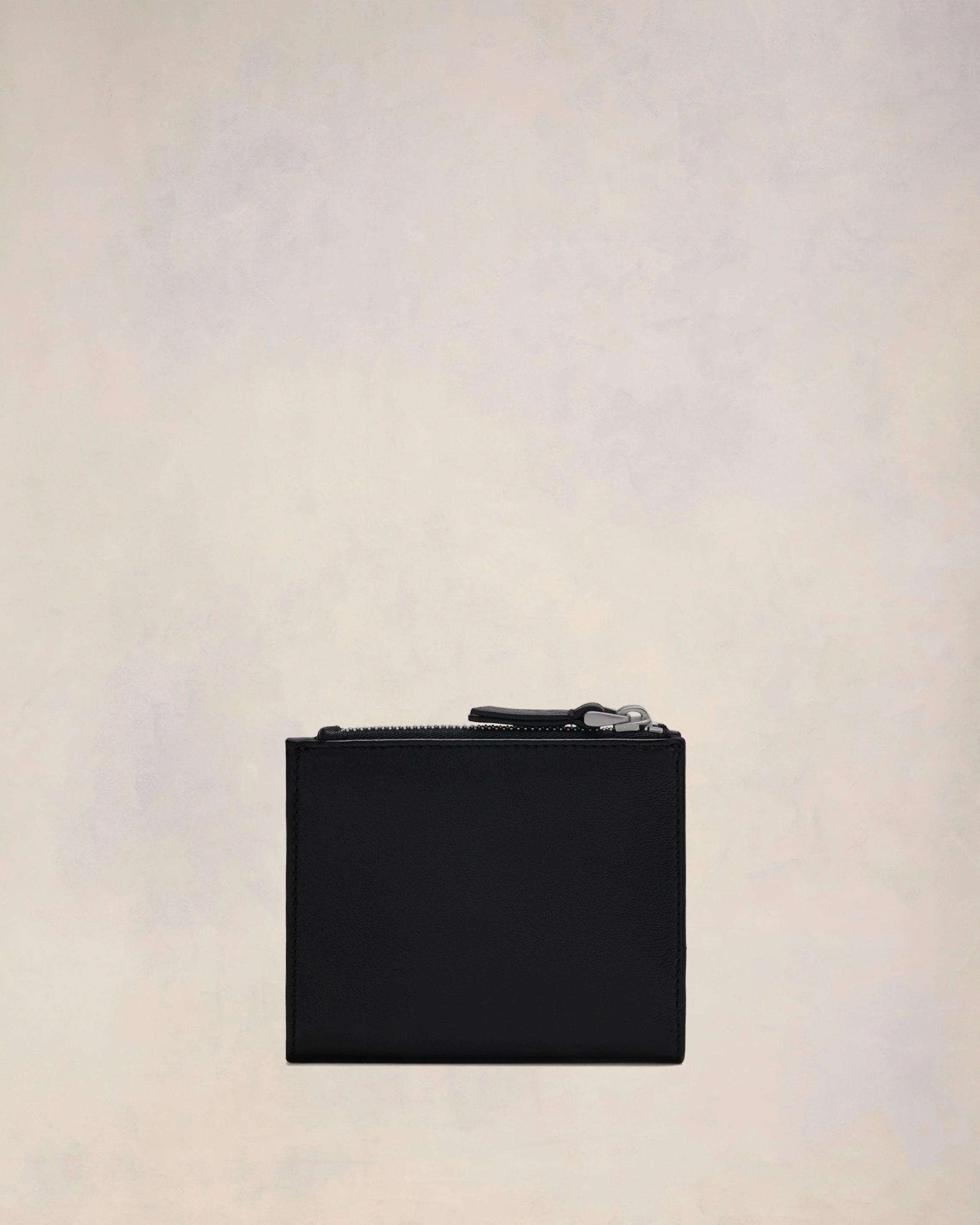 Black Leather Voulez-Vous Folded Wallet