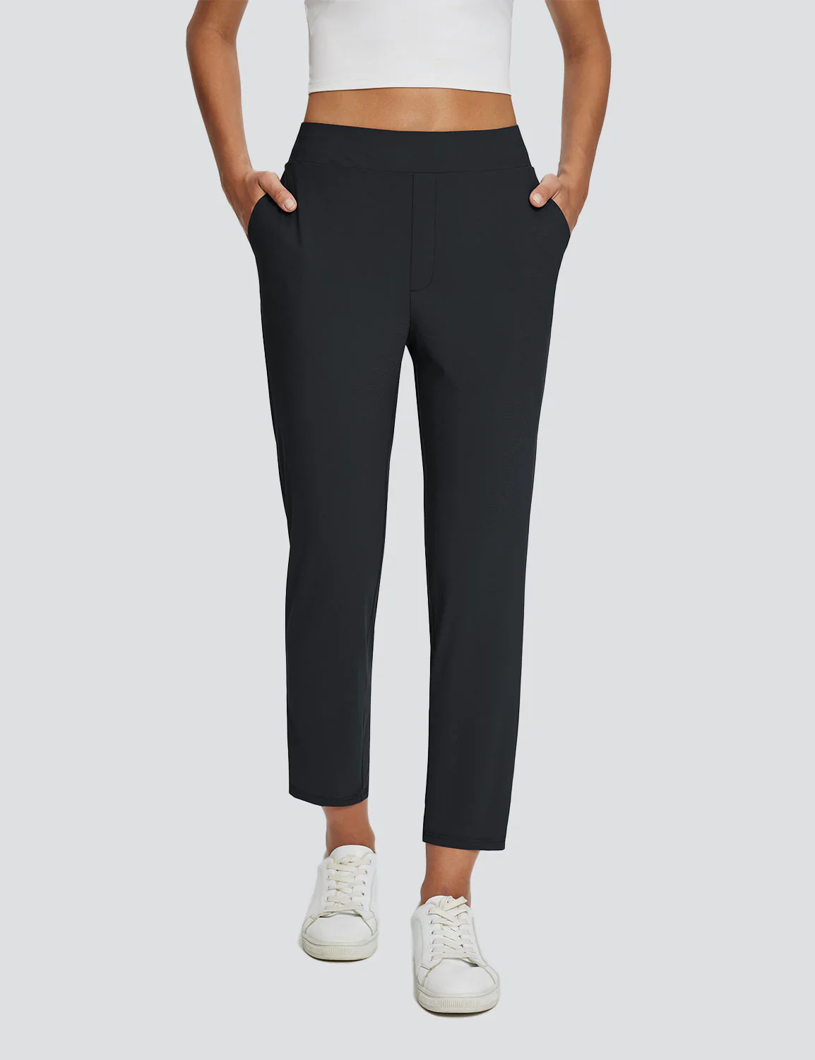 Flyleaf Ankle-length High-rise Pants