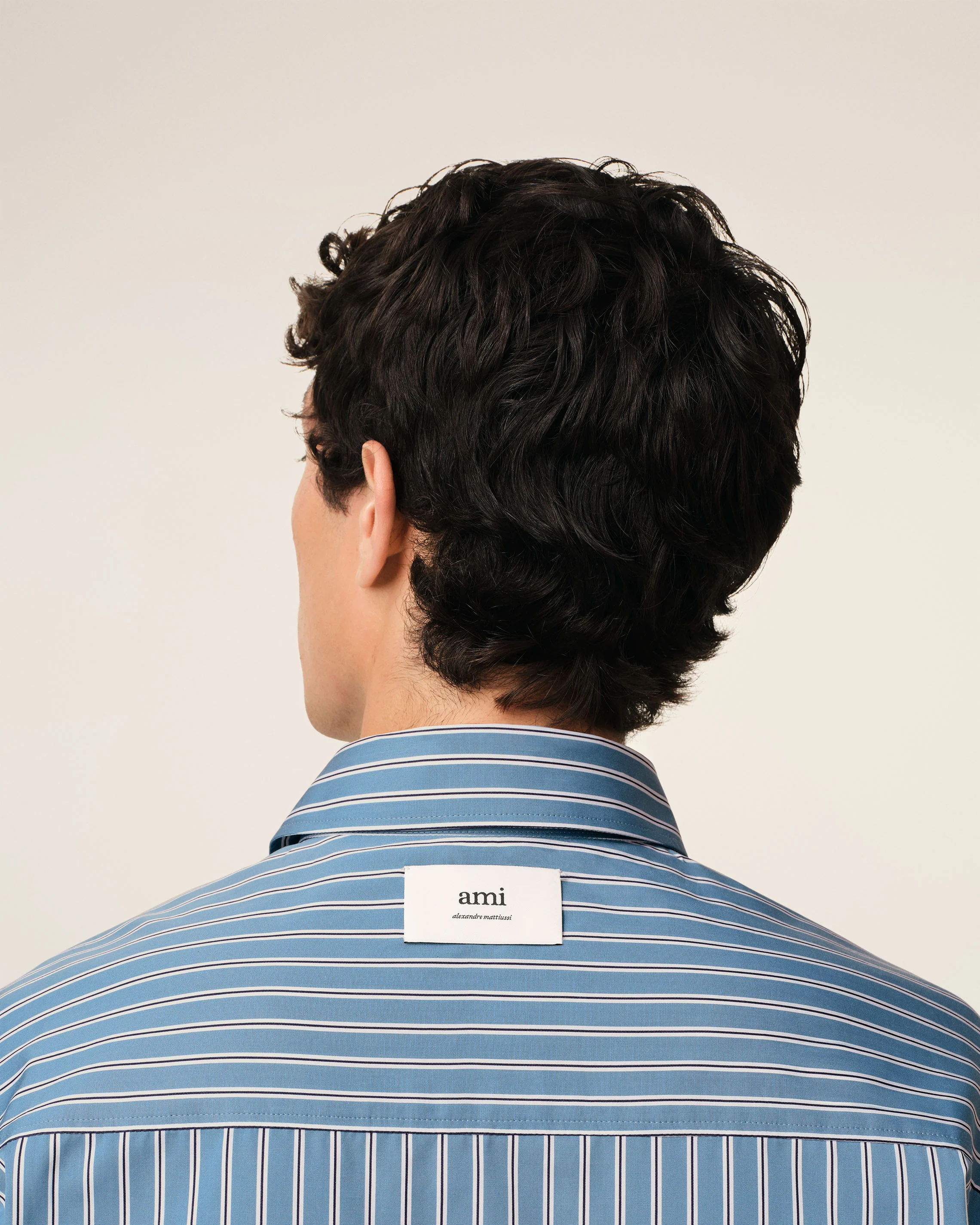 Blue Cotton Boxy Fit Shirt