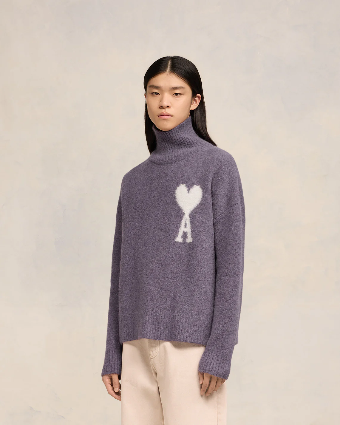 Off-White Ami de Coeur Funnel Neck Sweater