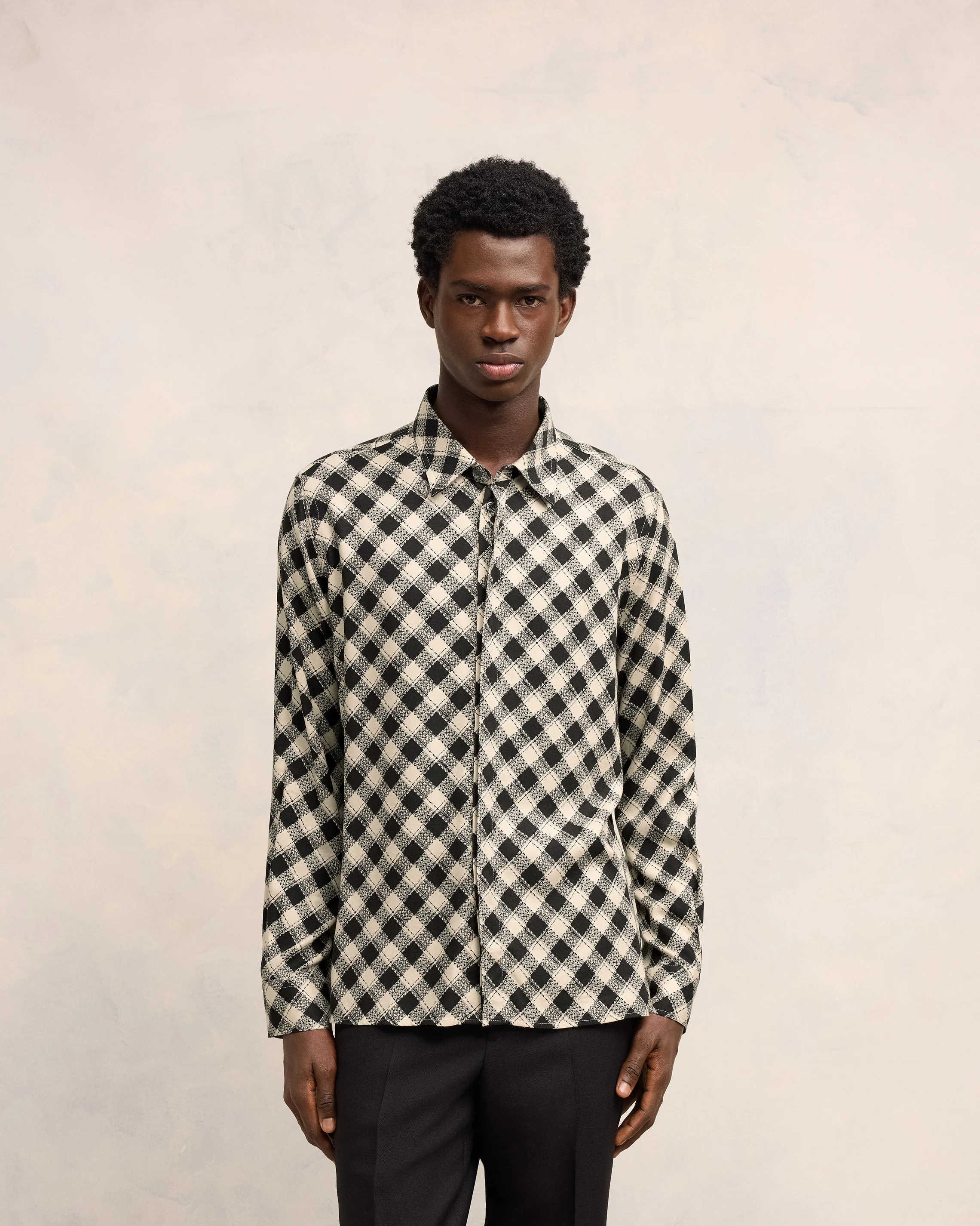 Double Topstitching Classic Shirt