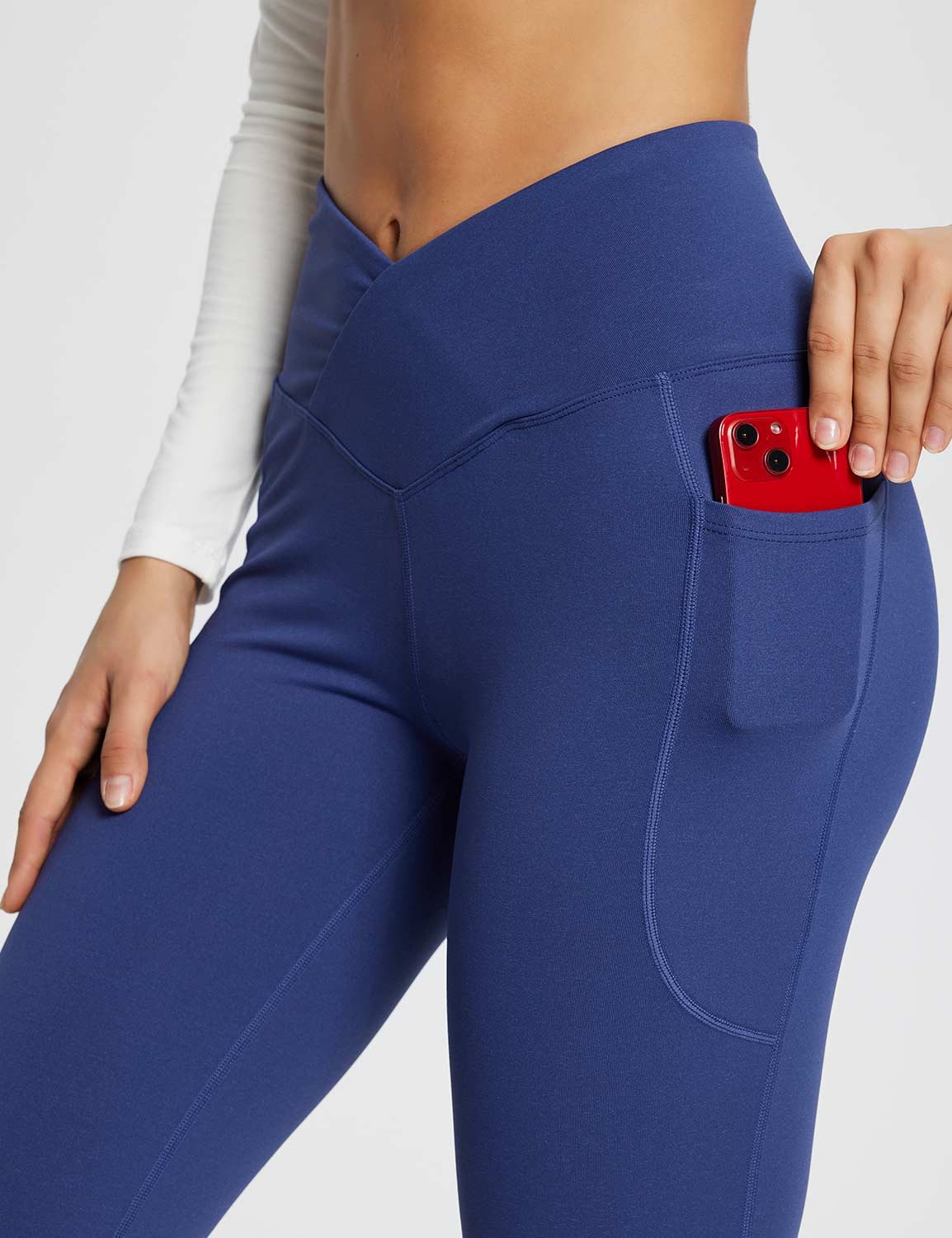 Laureate 29 Crossover High-Rise Flared Pants