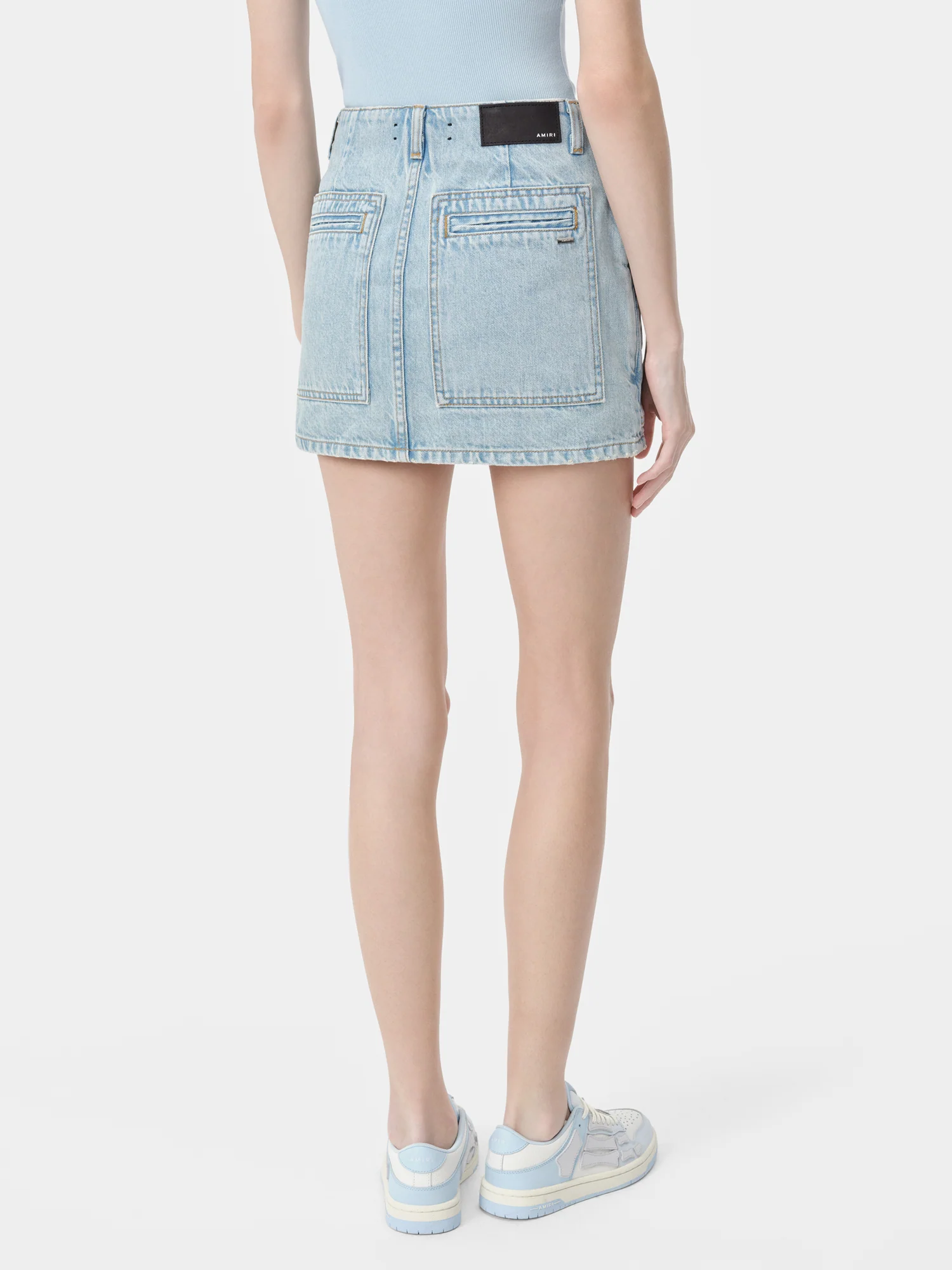 WOMEN - WOMEN'S CARGO SKIRT - Light Indigo