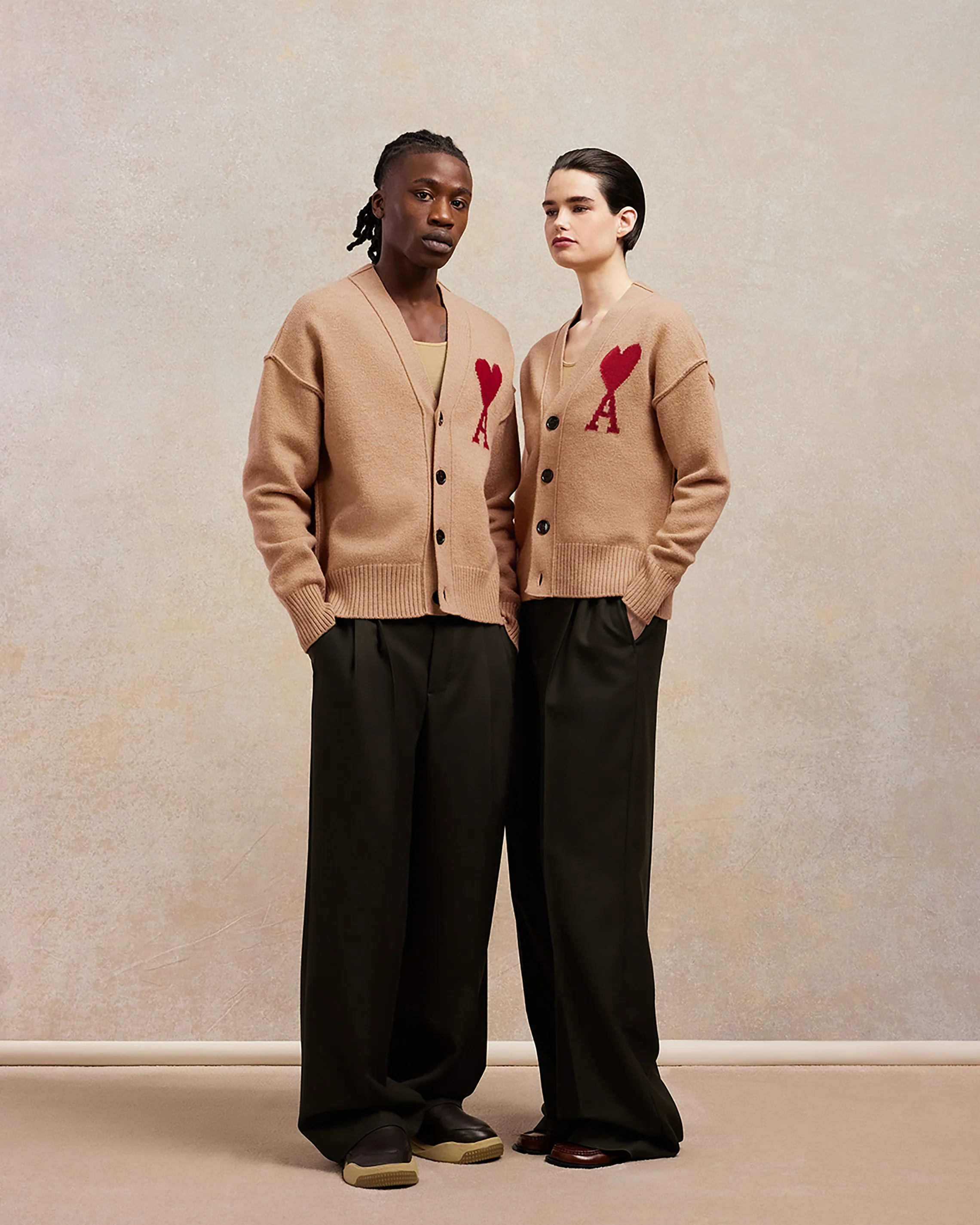 Red Ami de Coeur Cardigan