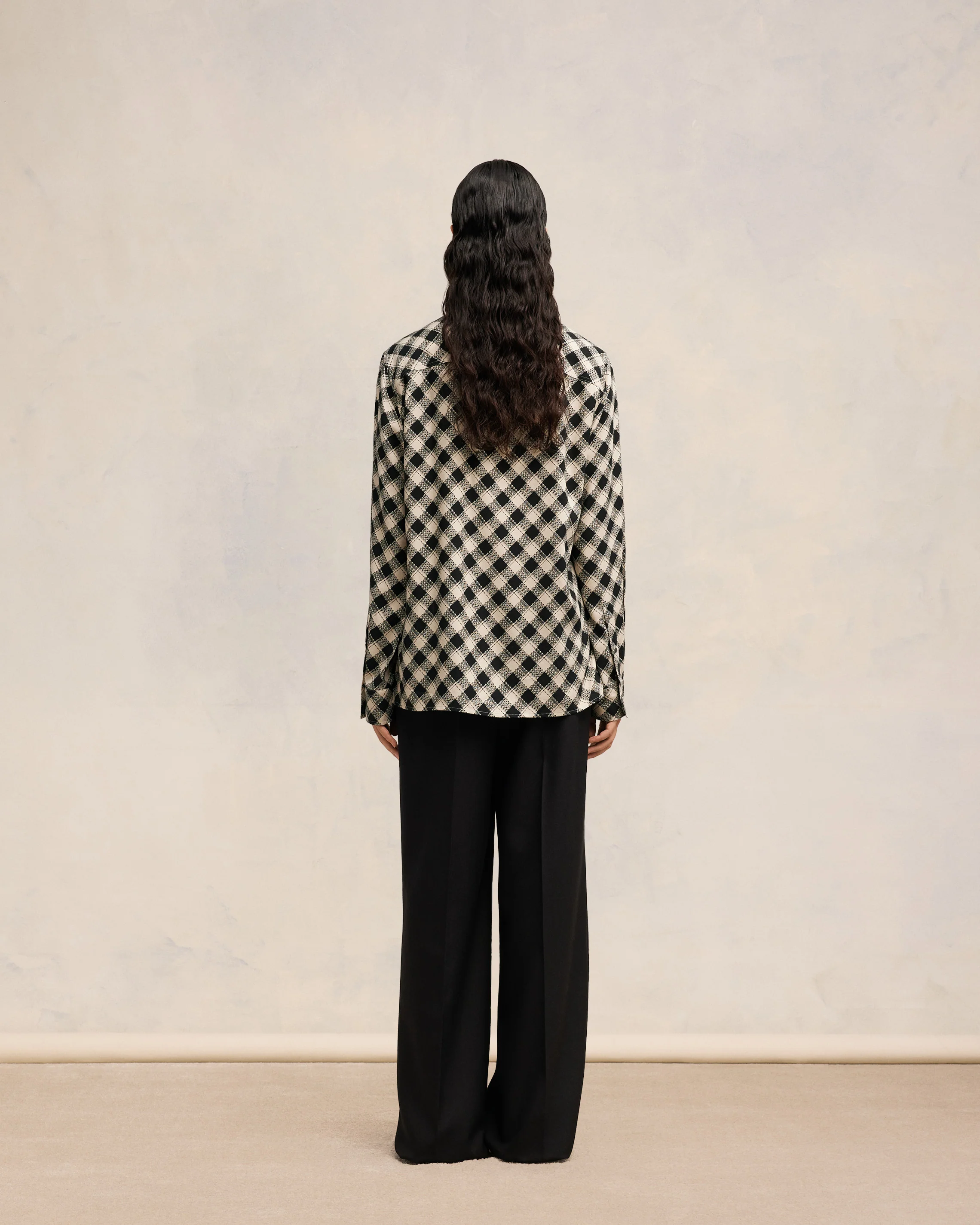 Double Topstitching Classic Shirt