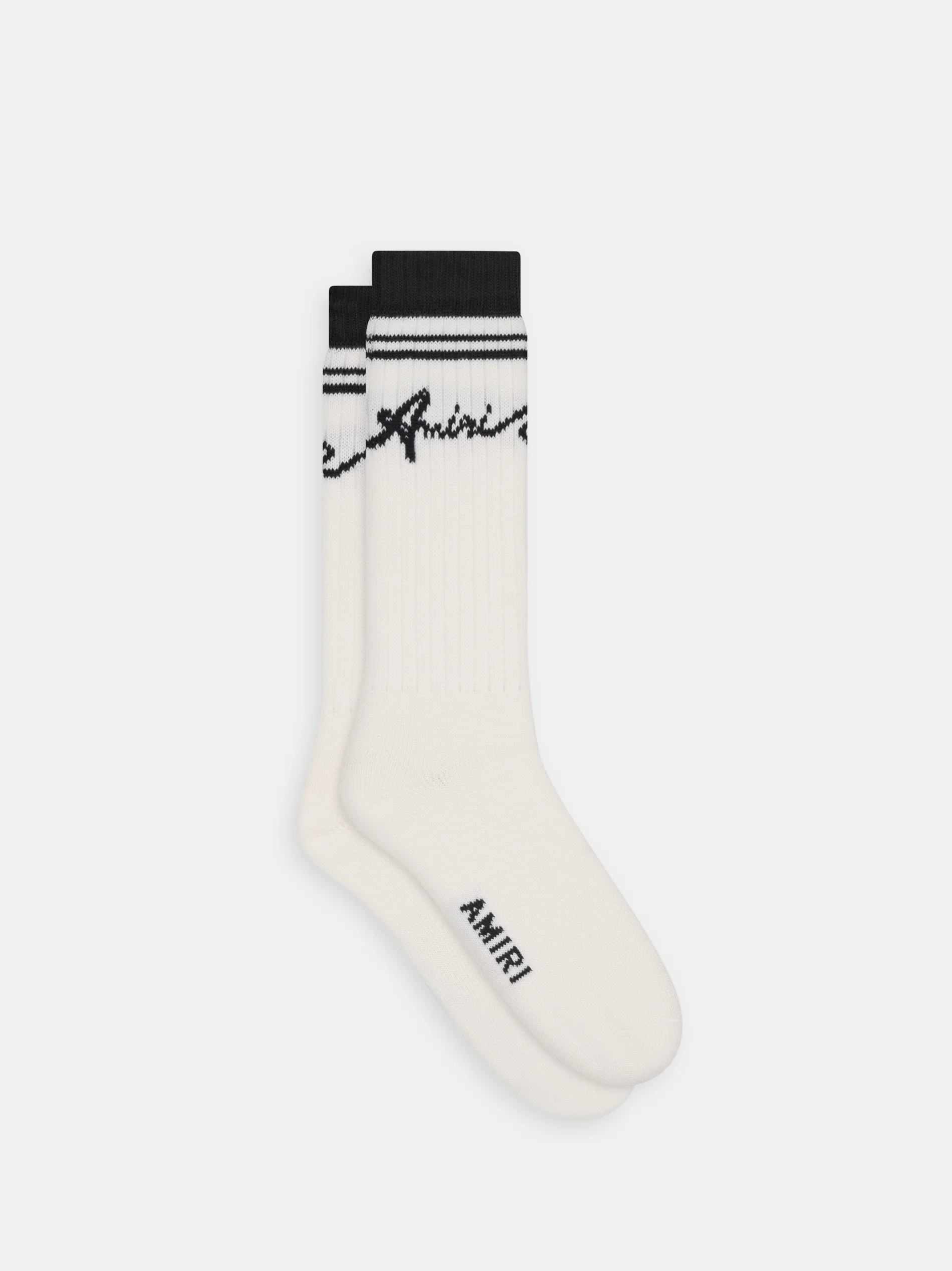AMIRI WAVE SOCKS - Black