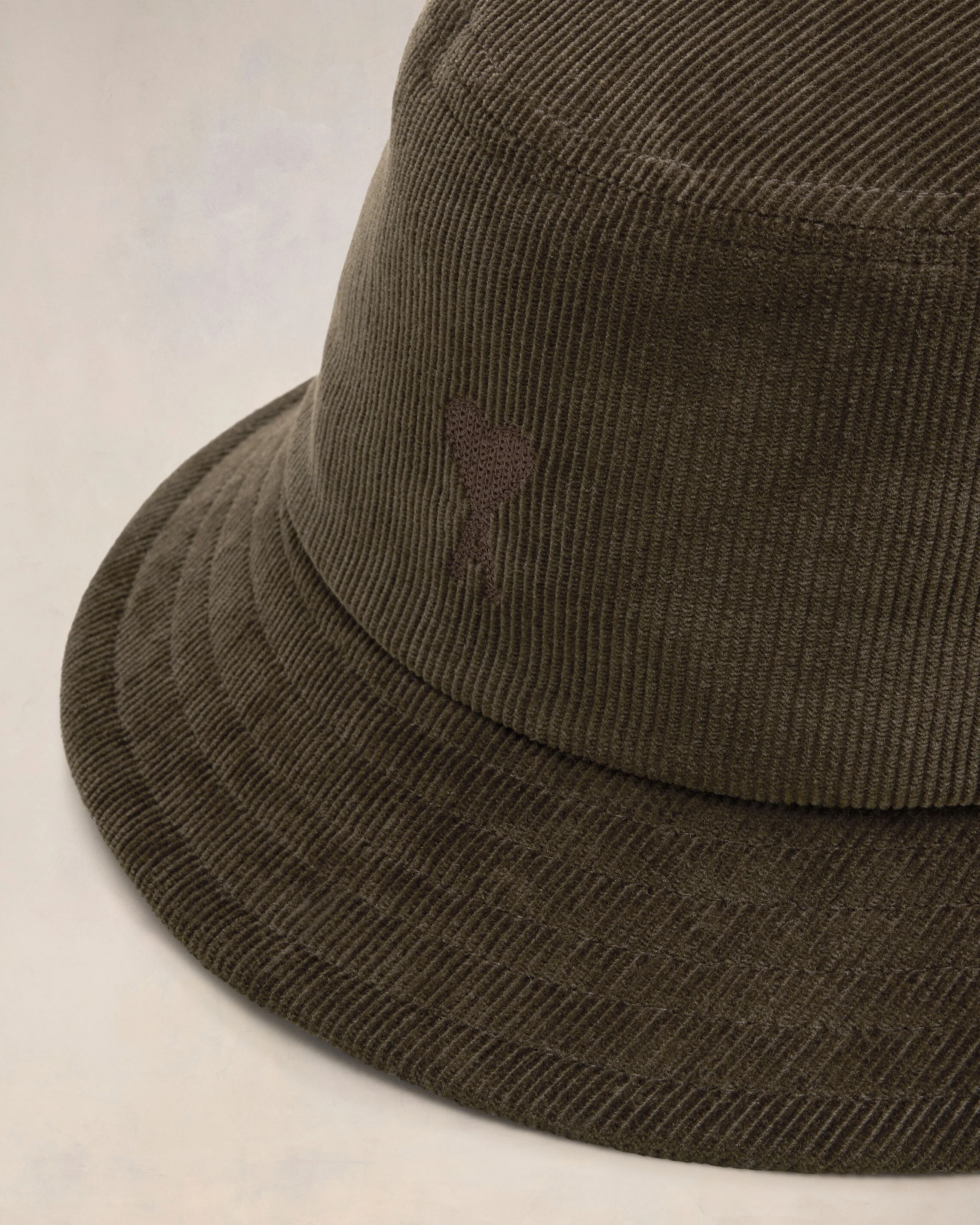 Tonal Ami de Coeur Embroidery Bucket Hat