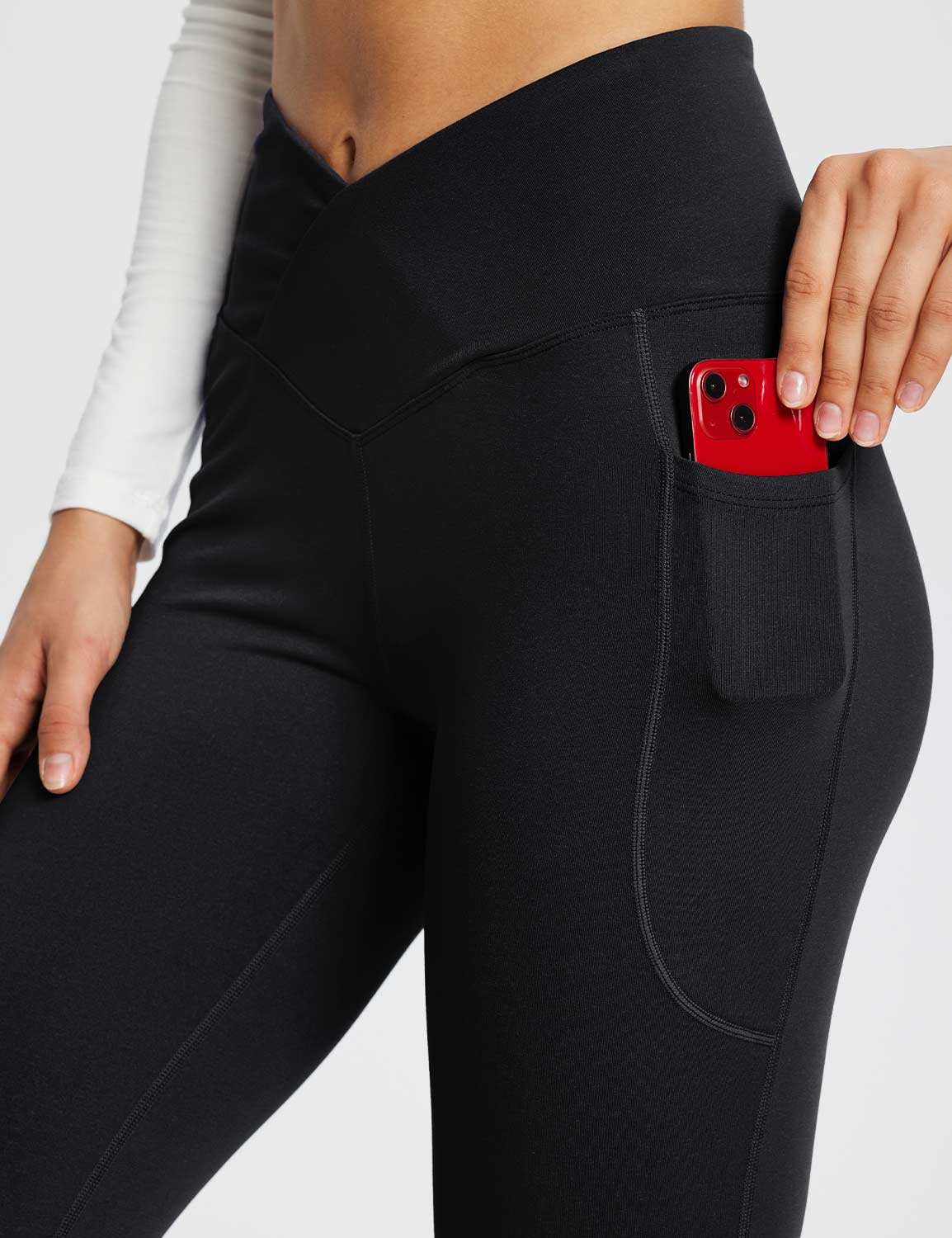 Laureate 29 Crossover High-Rise Flared Pants