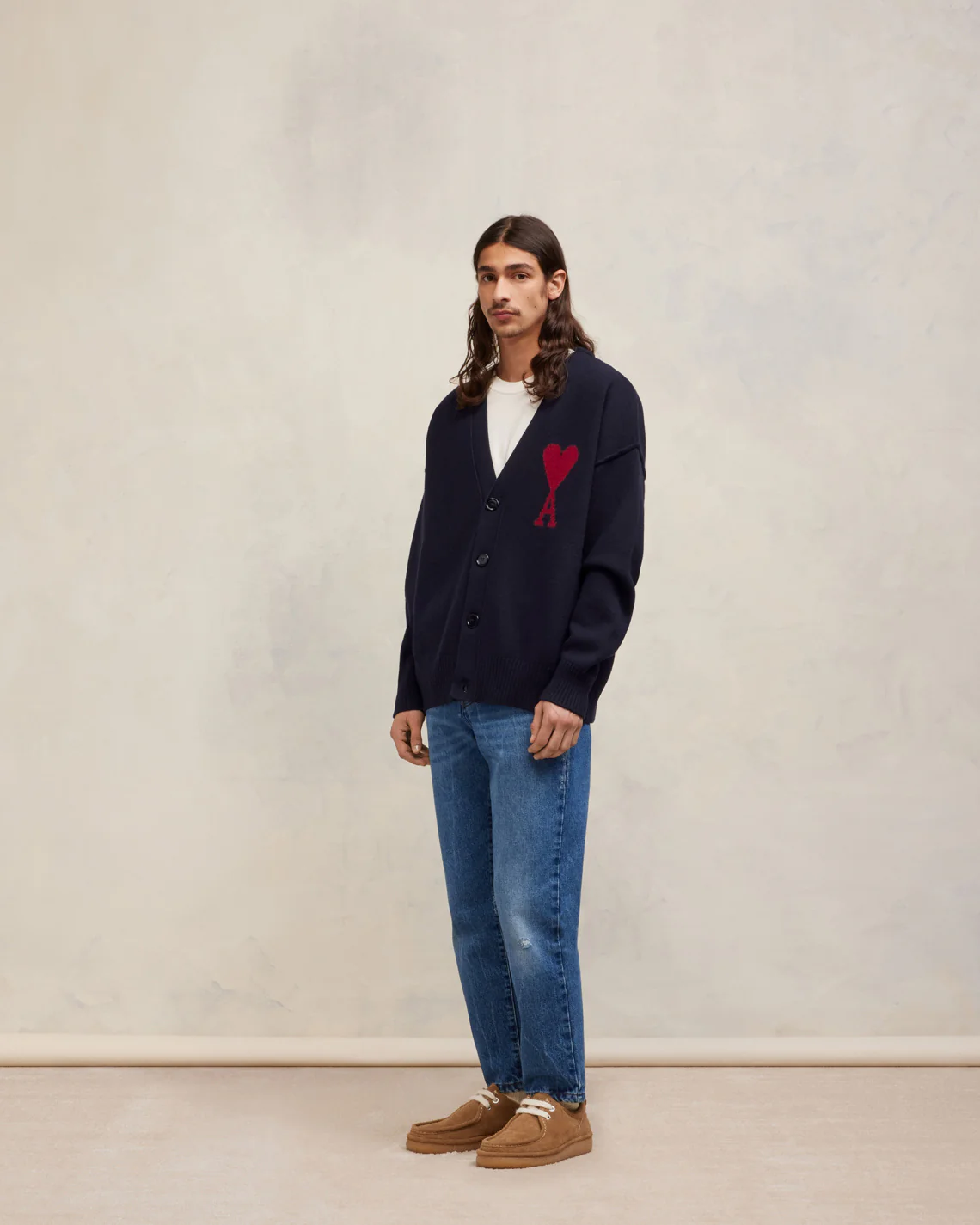 Red Ami de Coeur Cardigan