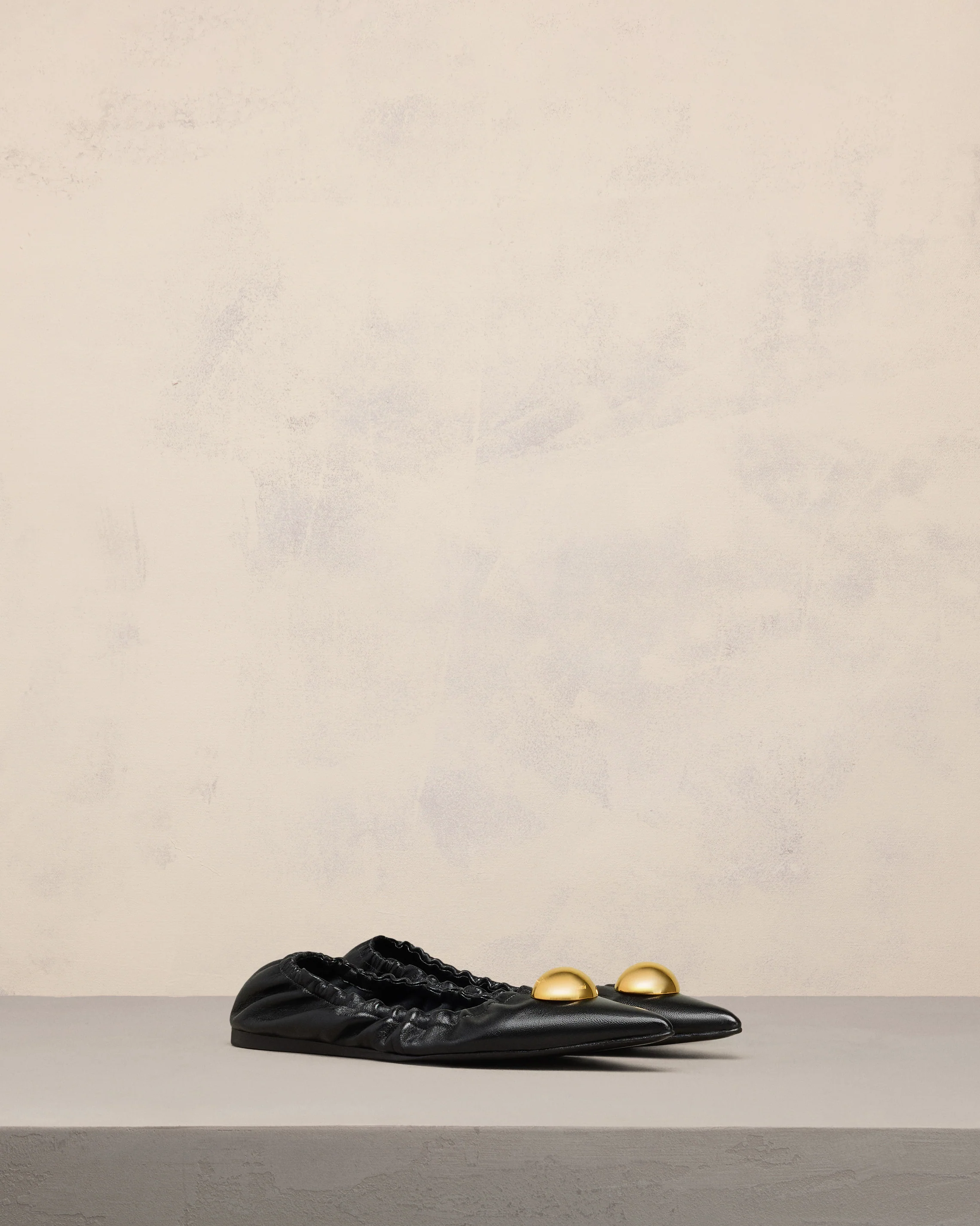 Embellished Pointed Toe Ballerinas