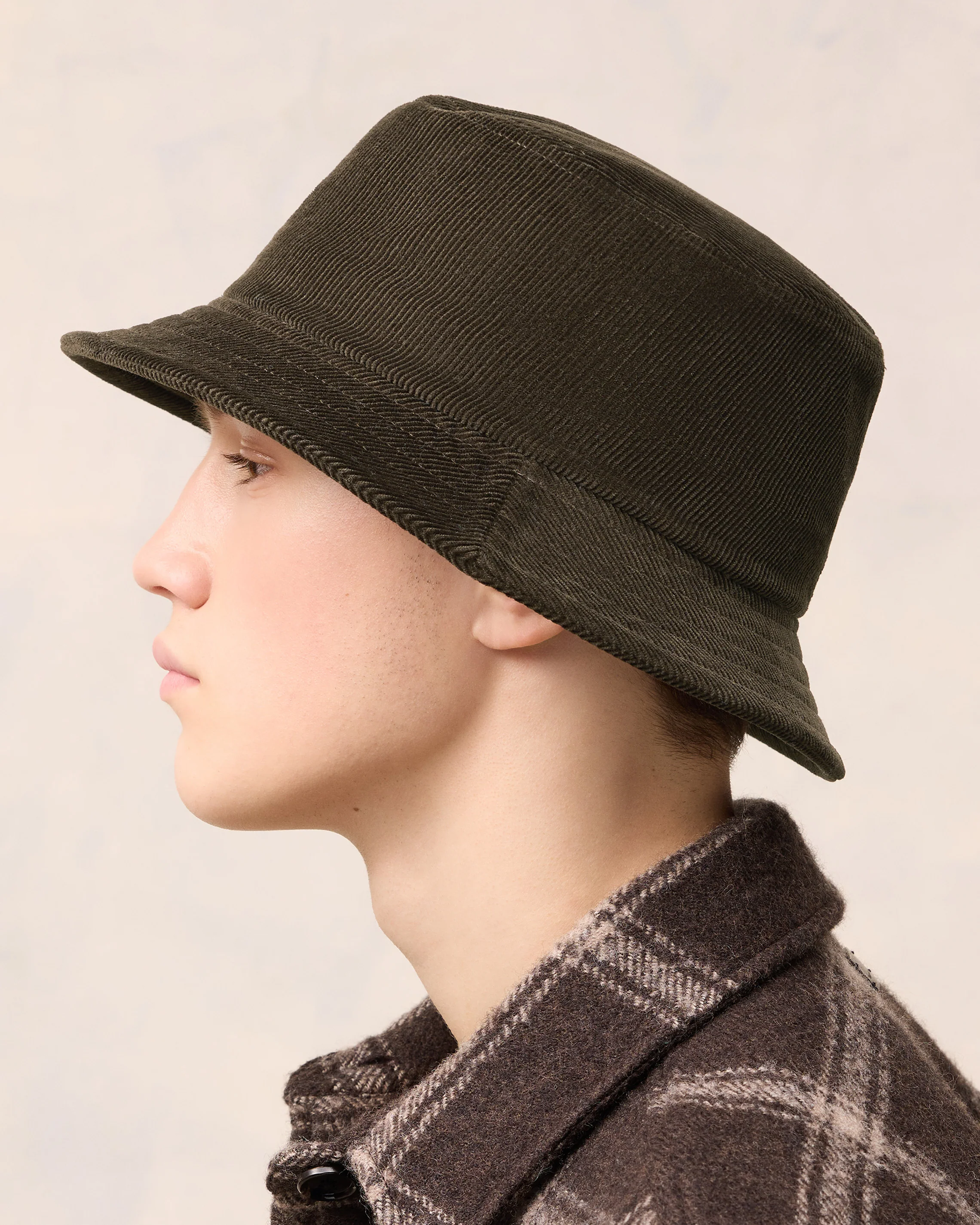 Tonal Ami de Coeur Embroidery Bucket Hat