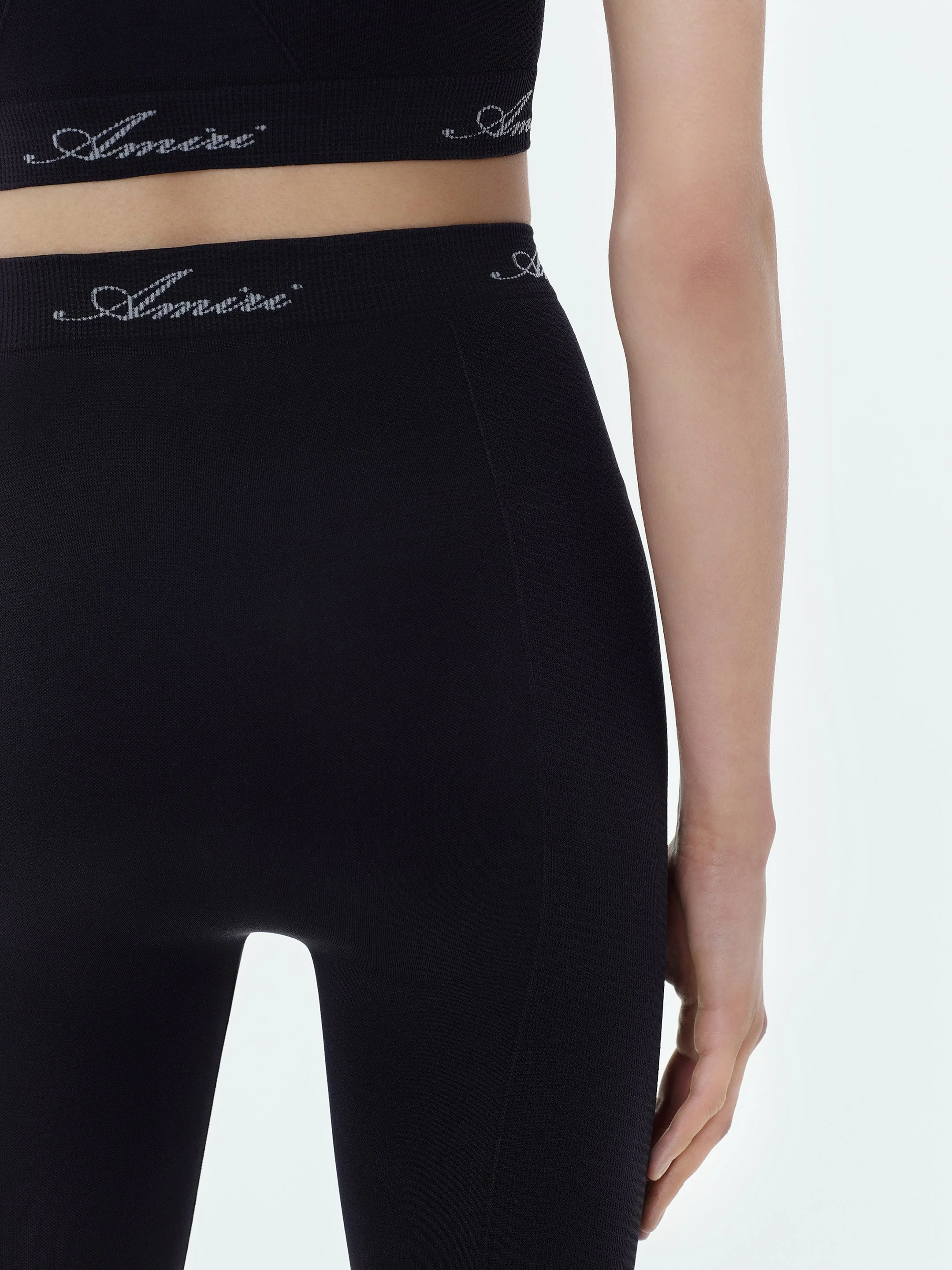 WOMEN - WOMEN'S SEAMLESS LEGGINGS - Black