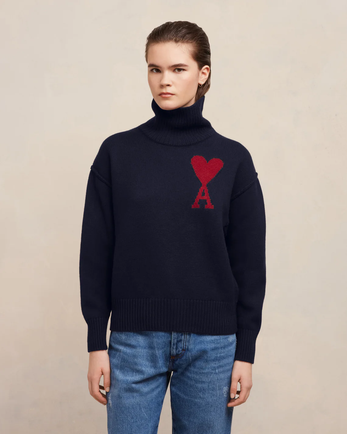 Red Ami de Coeur Sweater