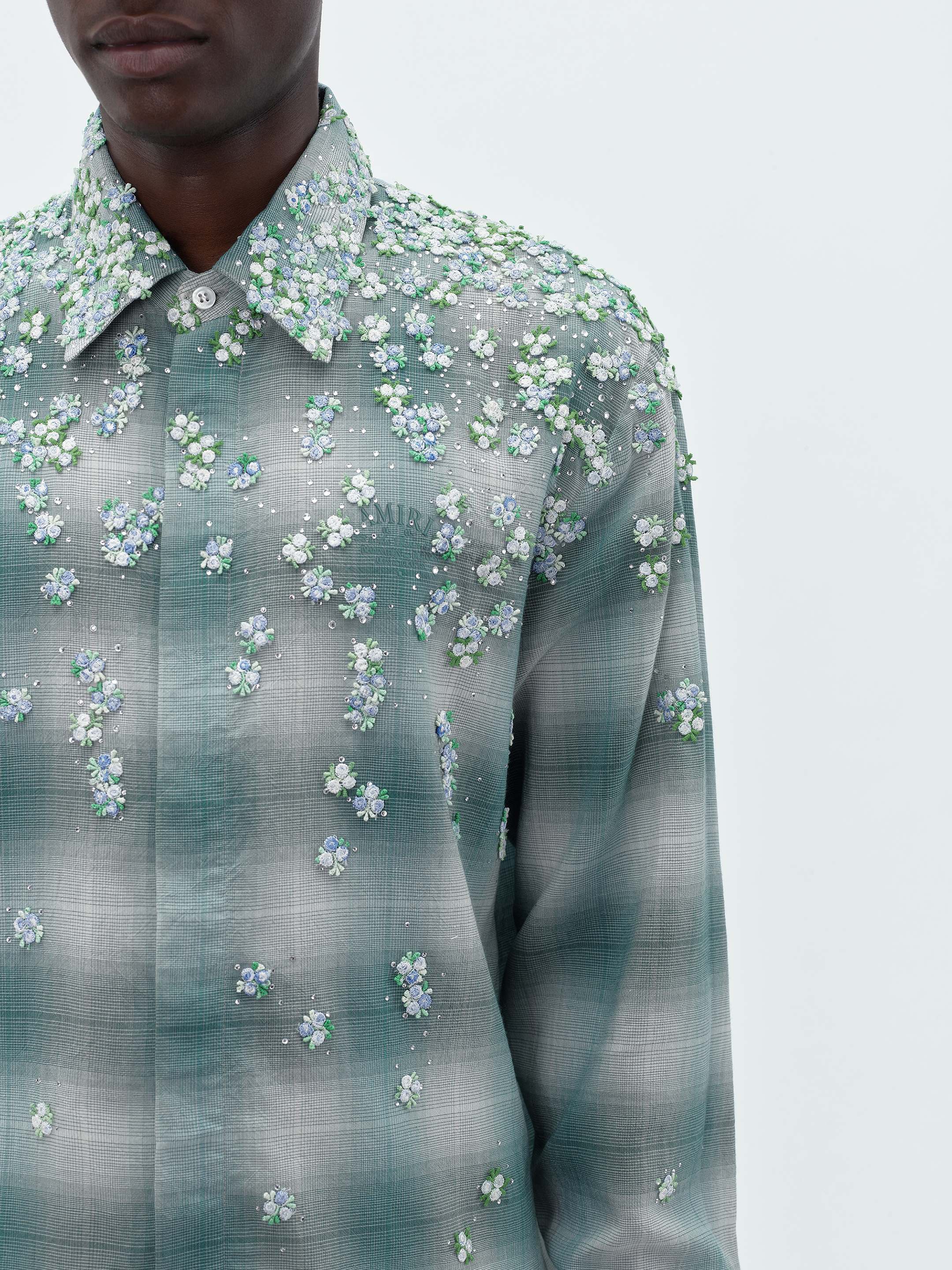 FLORAL FLANNEL - Blue