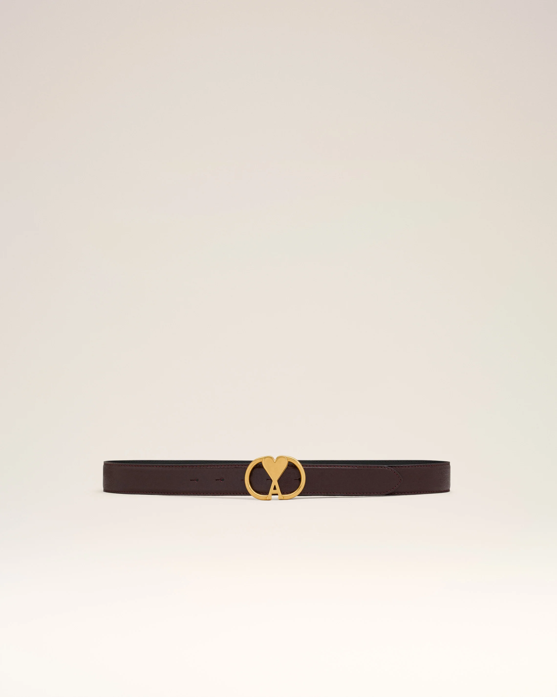 Red Leather Ami de Coeur Belt